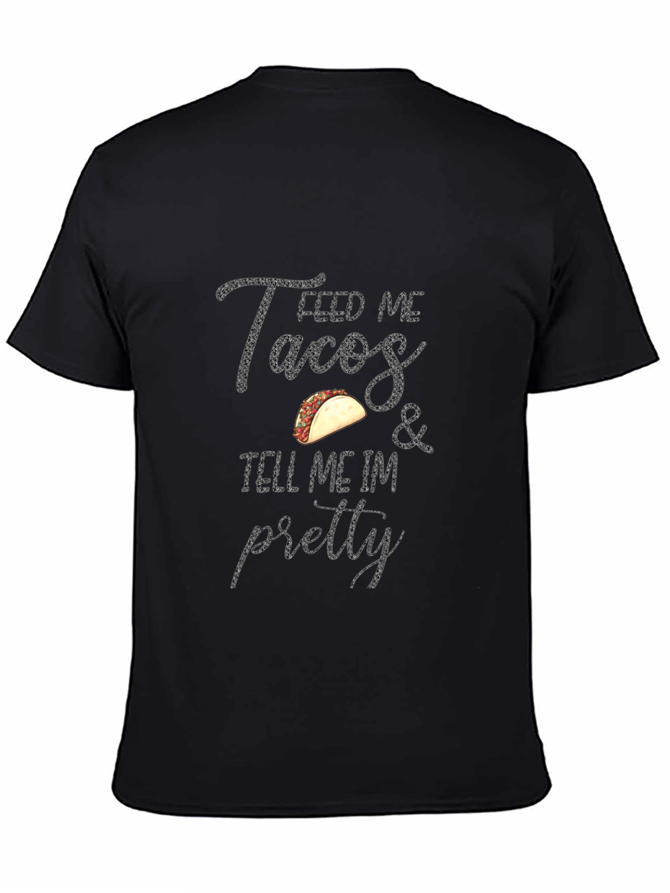 Feed Me Tacos Graphic Tee - Black T-Shirt