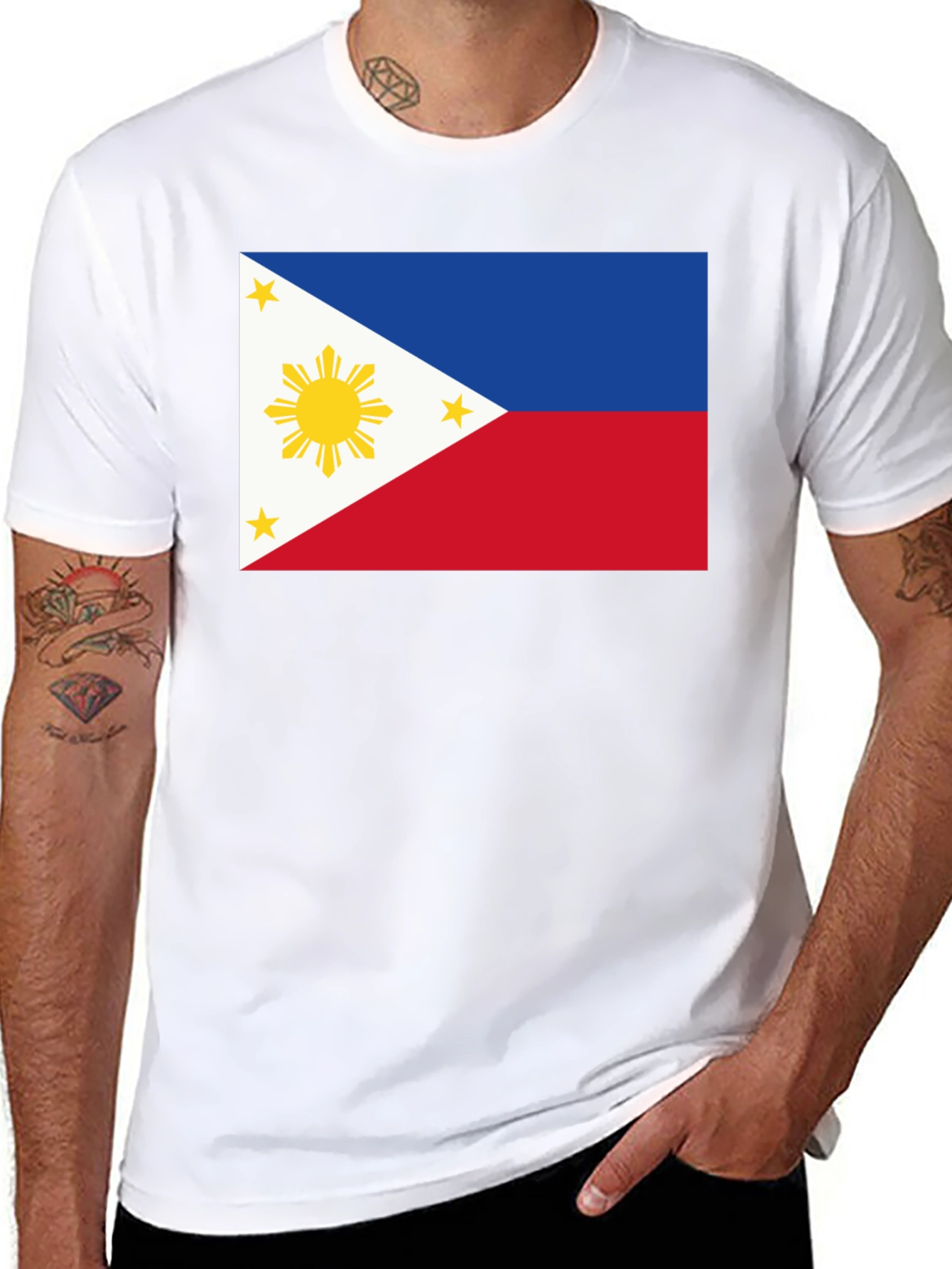 Philippines Flag Graphic T-Shirt