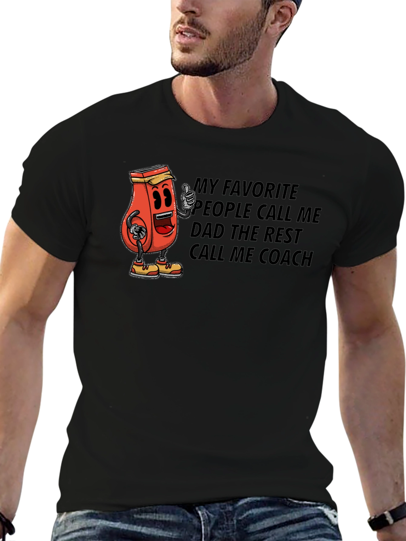 Dad Coach Funny T-Shirt