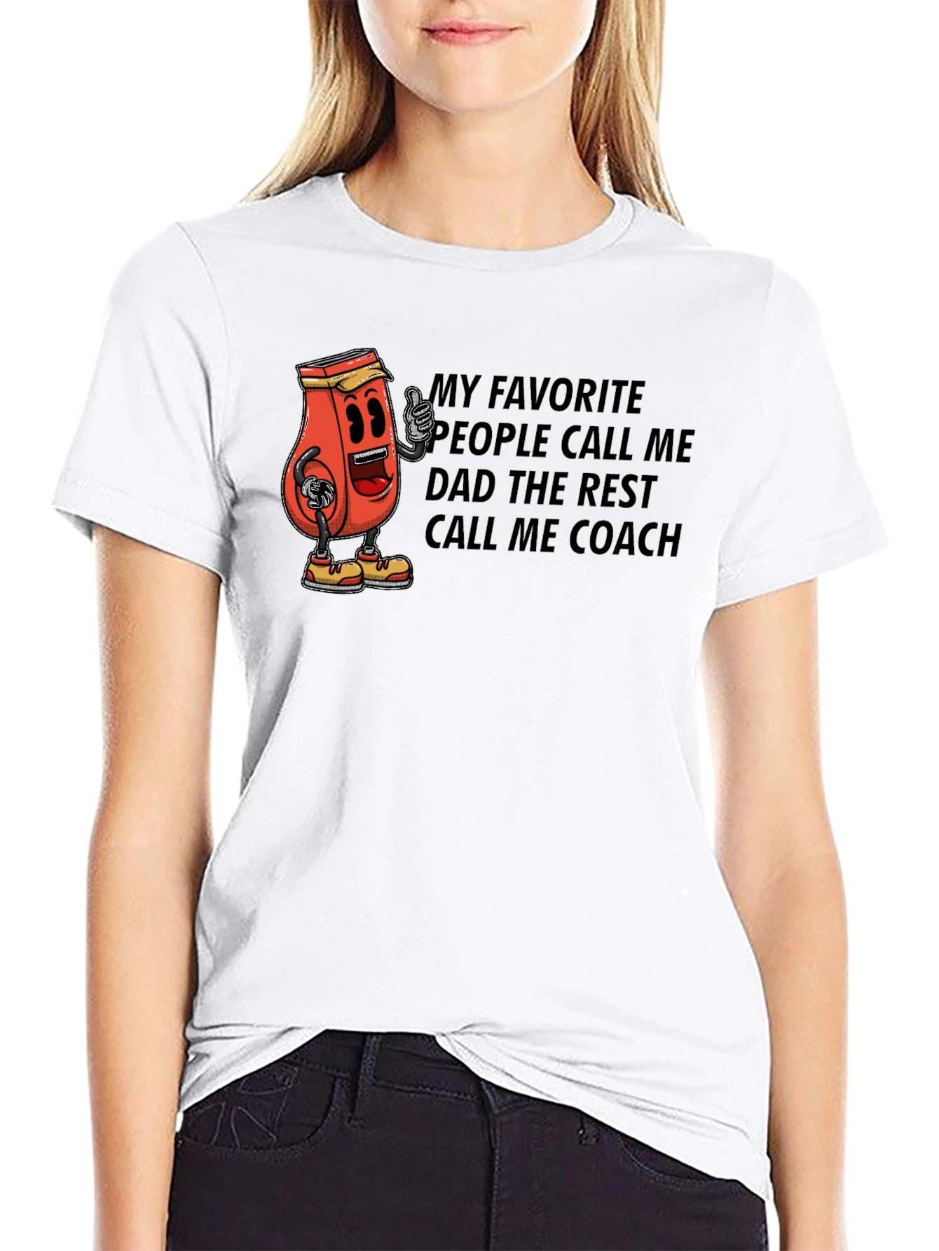 Dad Coach Funny T-Shirt