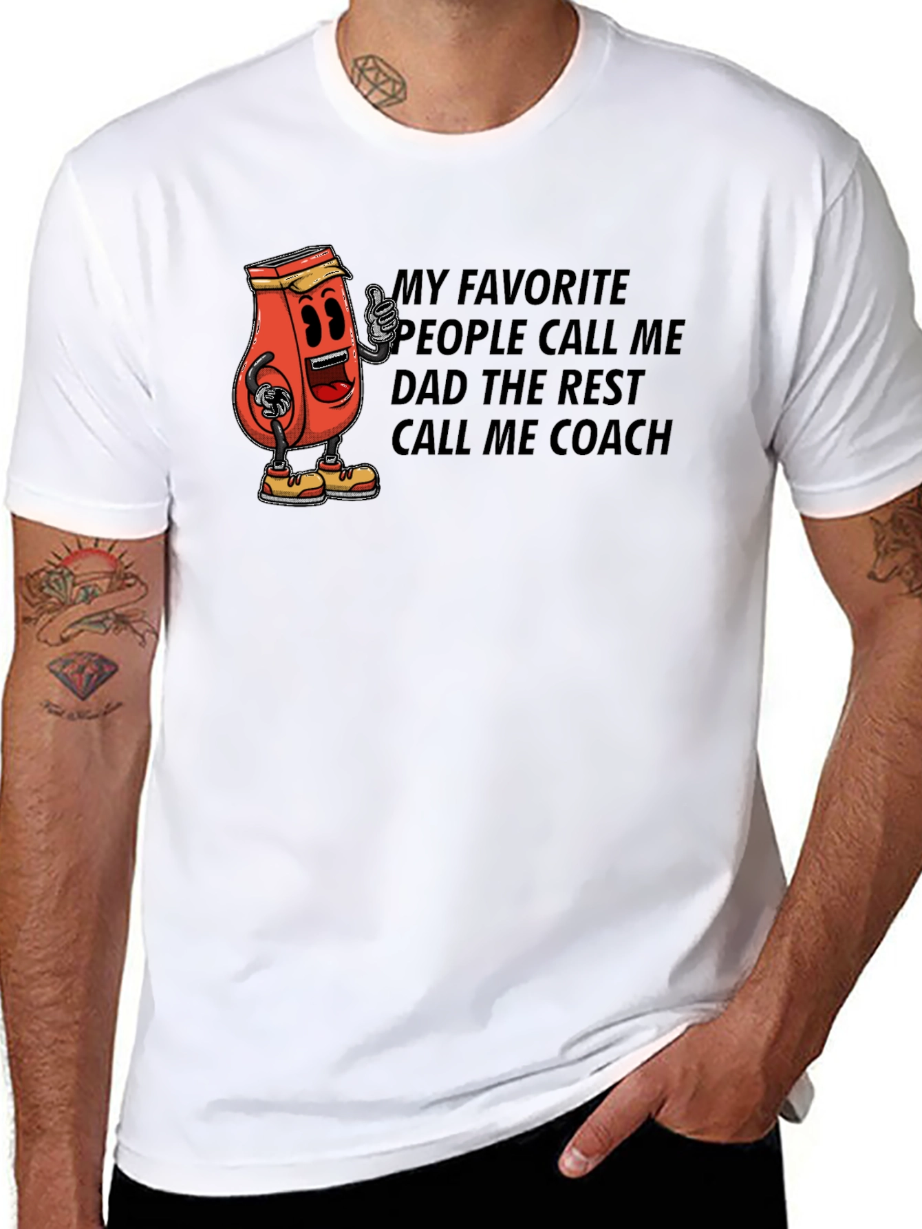 Dad Coach Funny T-Shirt