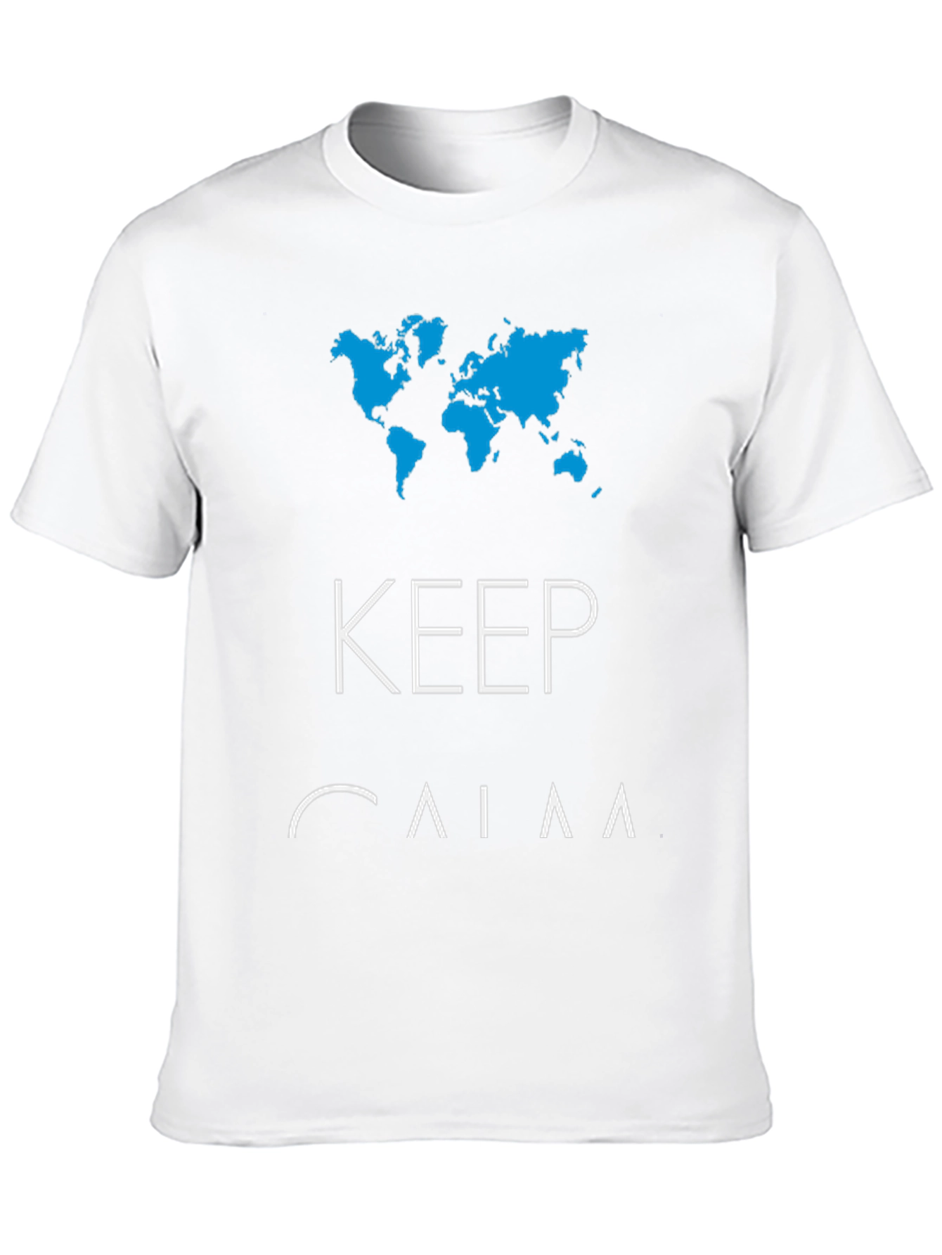 Keep Calm World Map T-Shirt