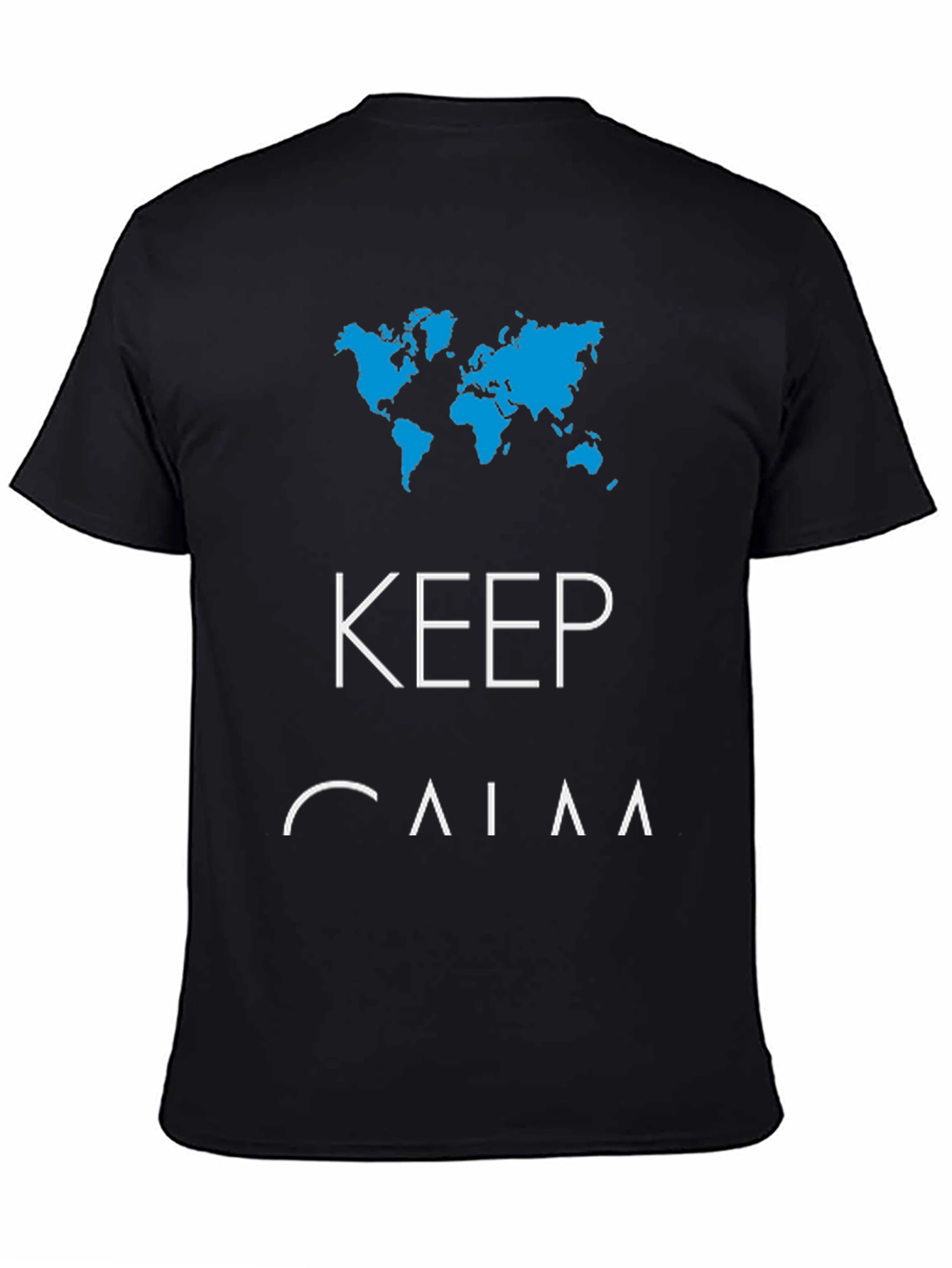 Keep Calm World Map T-Shirt