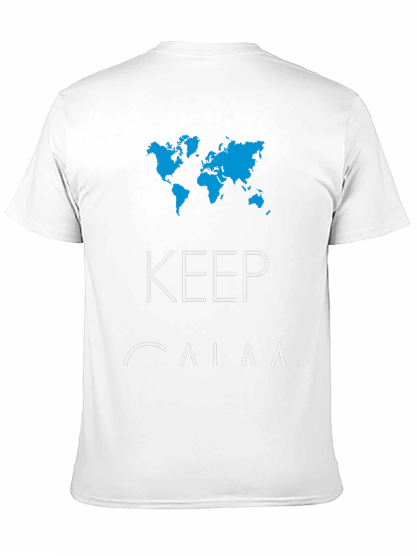 Keep Calm World Map T-Shirt