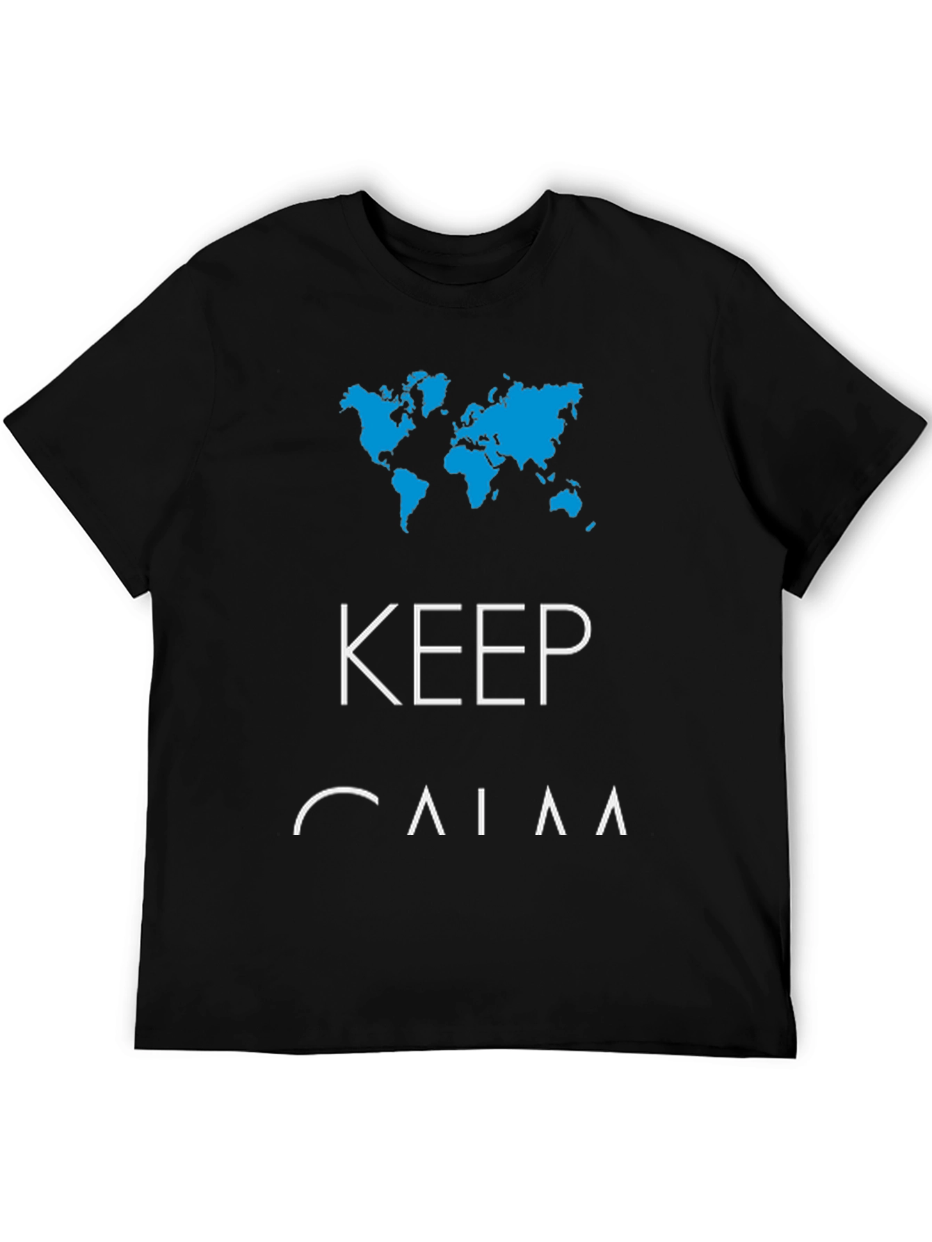 Keep Calm World Map T-Shirt