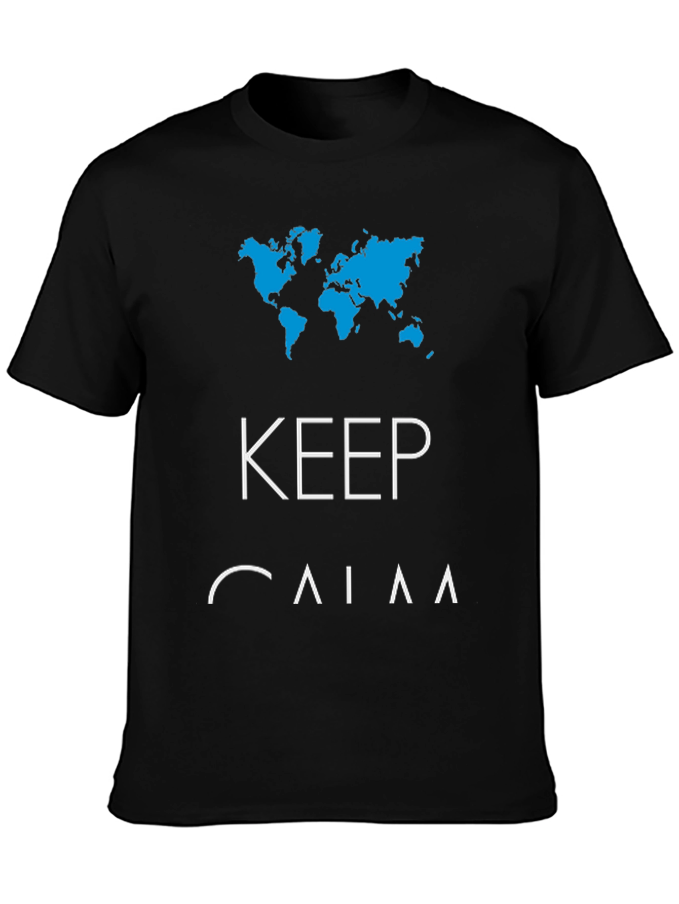 Keep Calm World Map T-Shirt