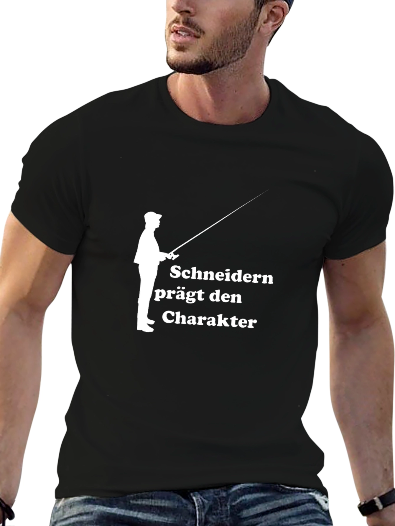Schneidern Prägt Den Charakter Fishing T-Shirt