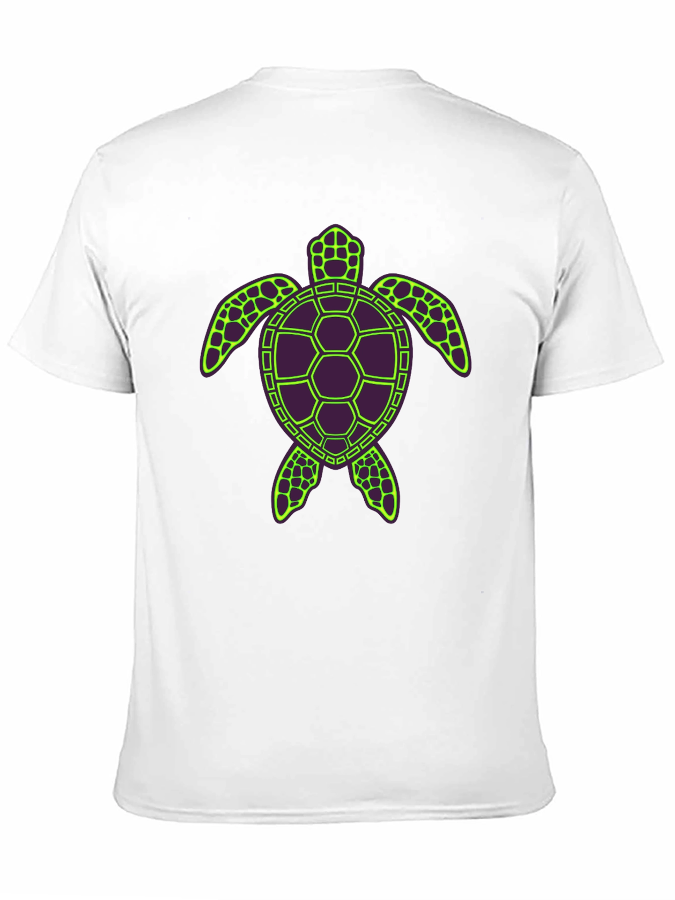 Turtle Graphic Tee - Unique Neon Design