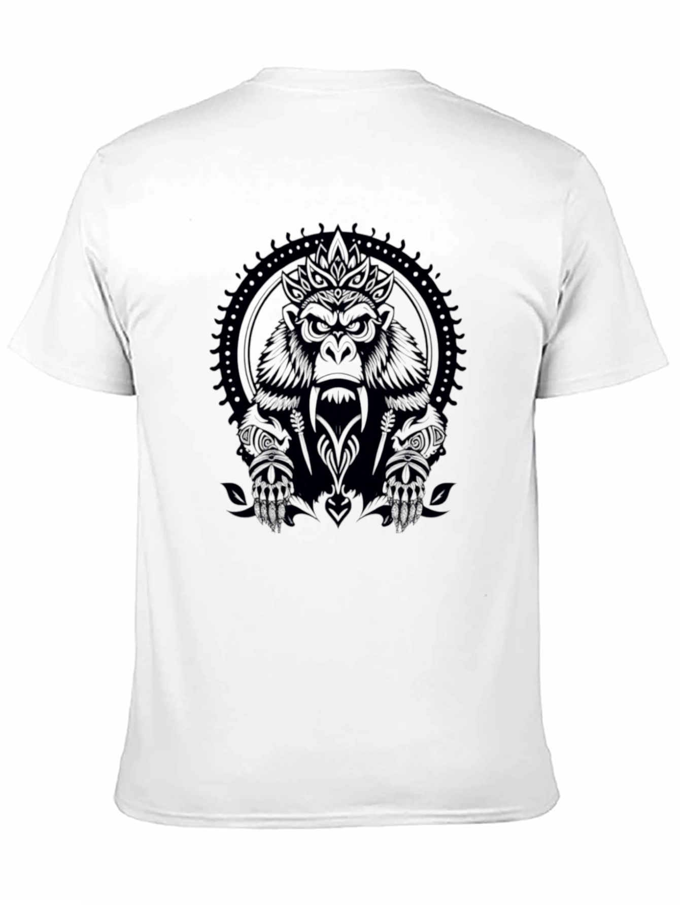 King Kong Graphic Tee - Black Crew Neck T-Shirt