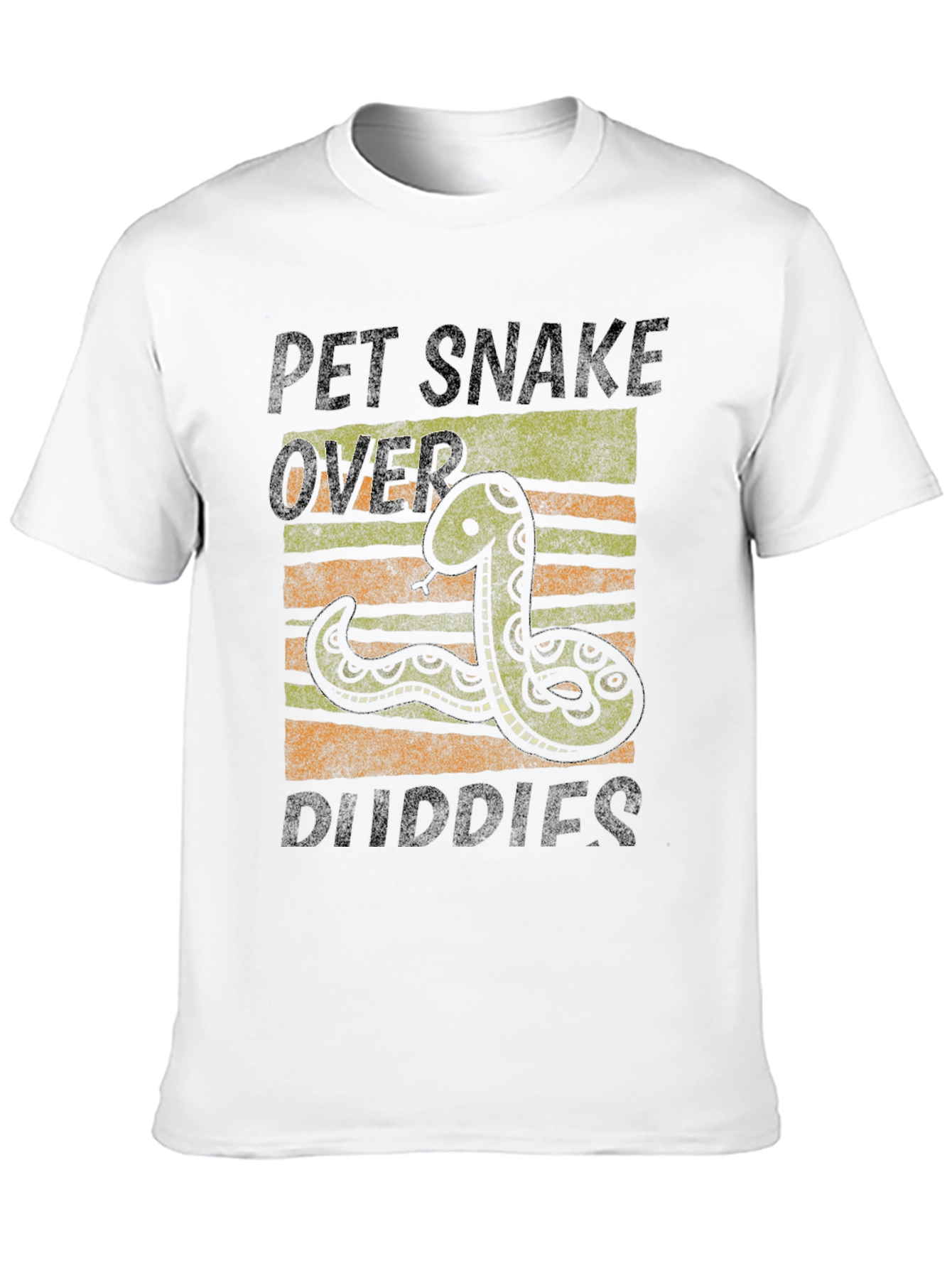 Pet Snake Over Duddies Graphic T-Shirt