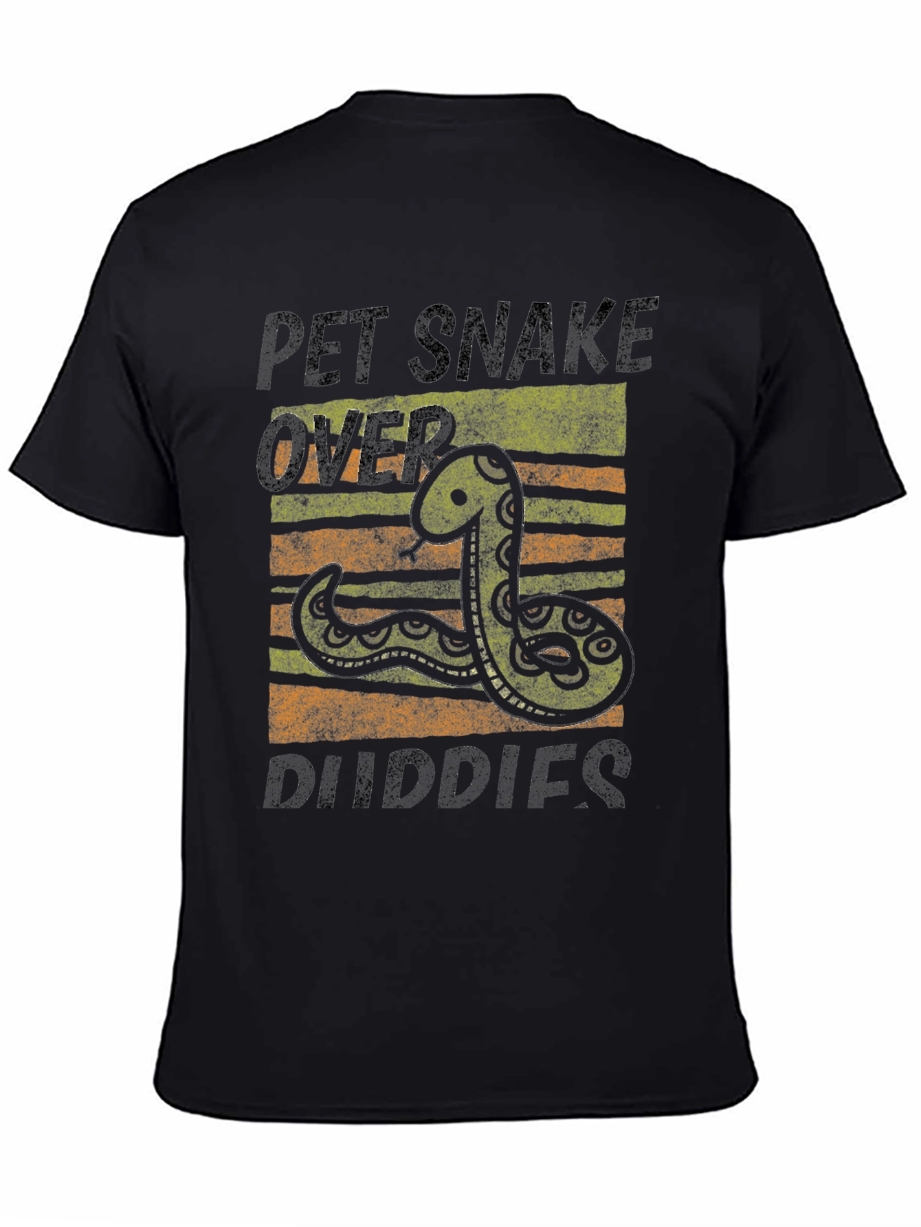 Pet Snake Over Duddies Graphic T-Shirt