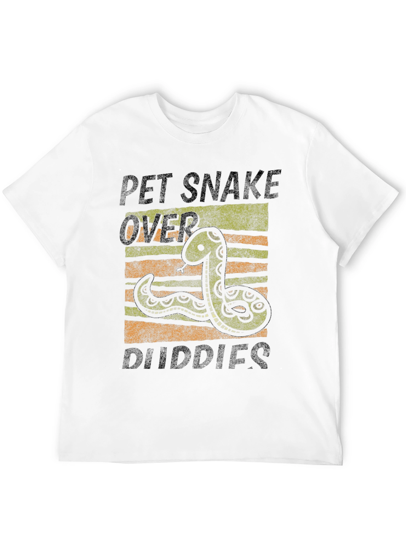 Pet Snake Over Duddies Graphic T-Shirt