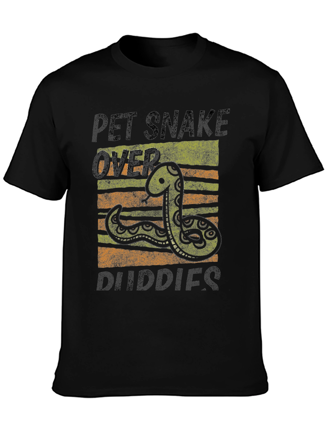 Pet Snake Over Duddies Graphic T-Shirt
