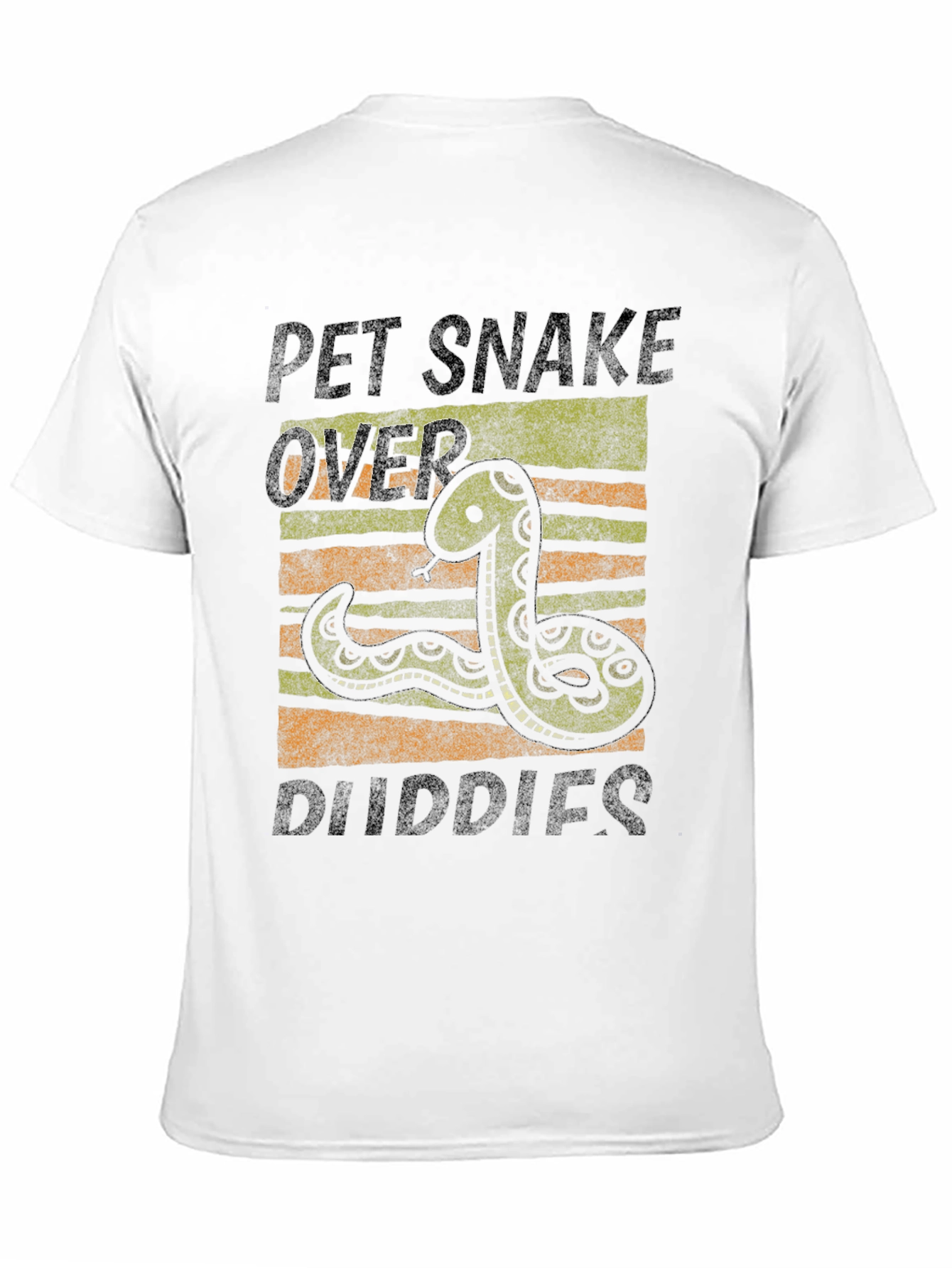 Pet Snake Over Duddies Graphic T-Shirt