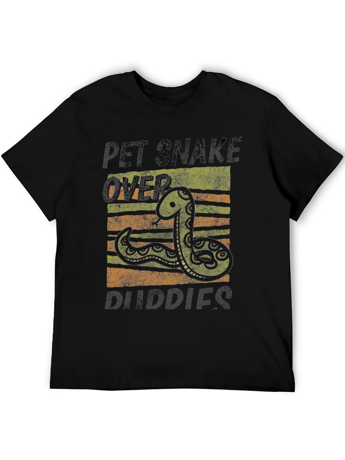 Pet Snake Over Duddies Graphic T-Shirt