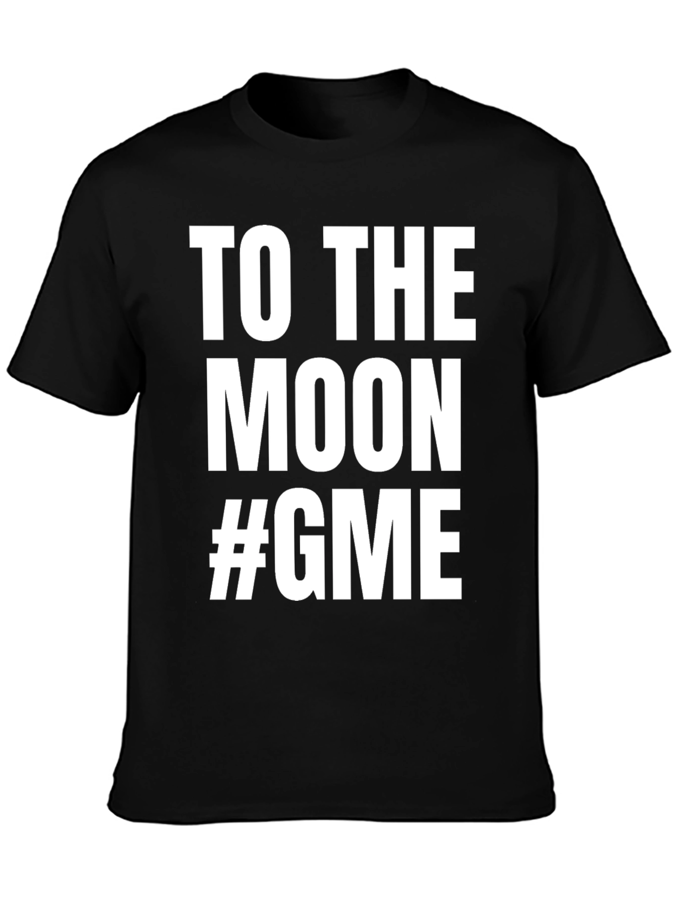 To the Moon #GME Black T-Shirt