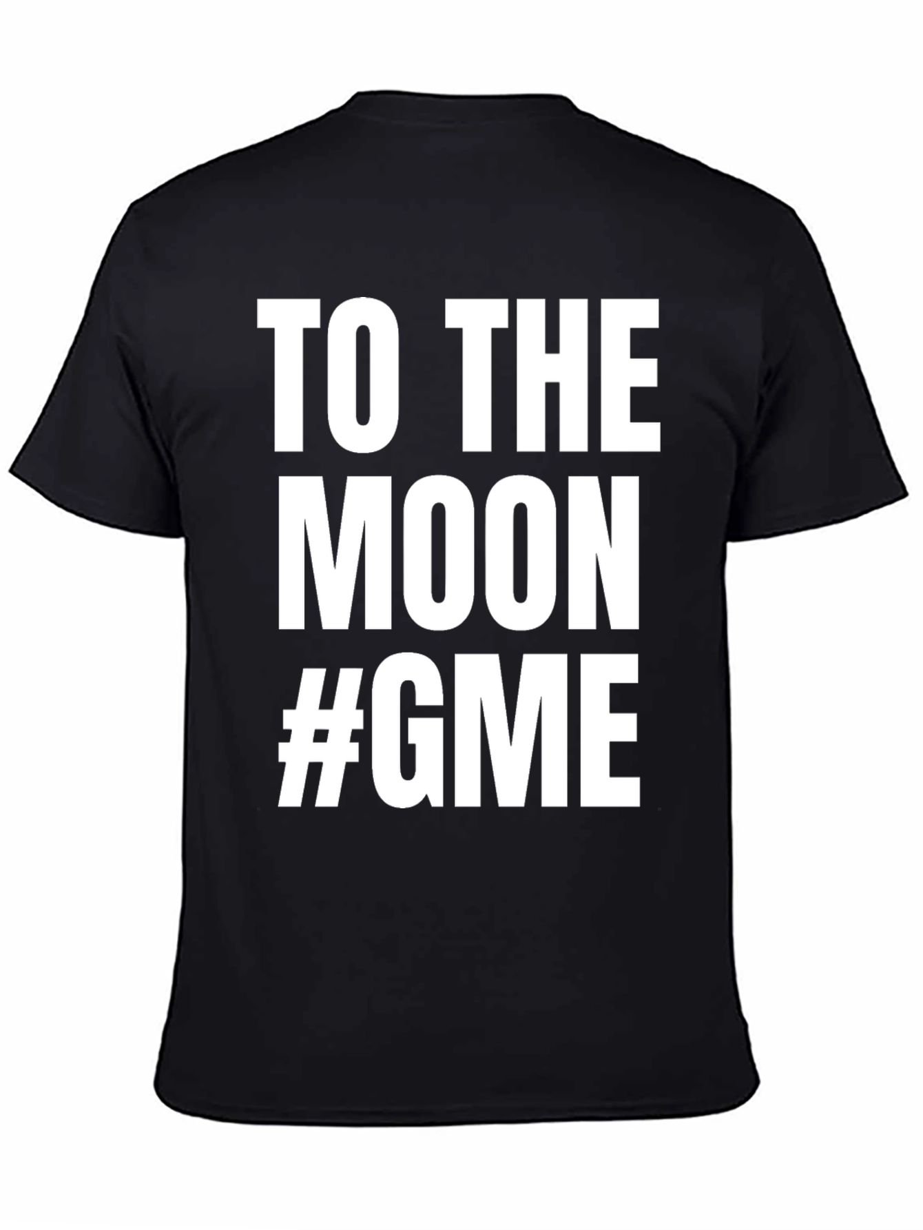 To the Moon #GME Black T-Shirt