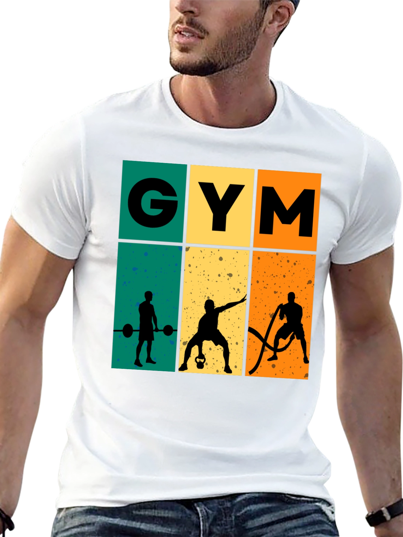 Gym Workout Black T-Shirt