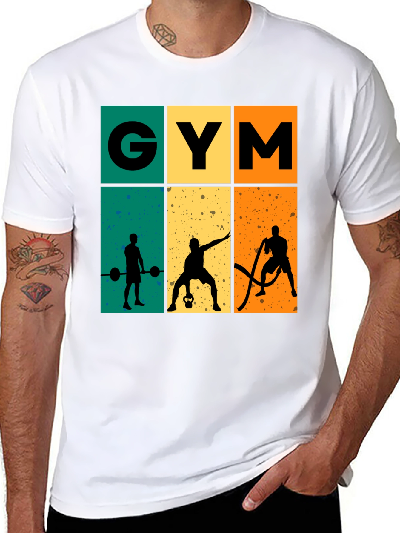Gym Workout Black T-Shirt