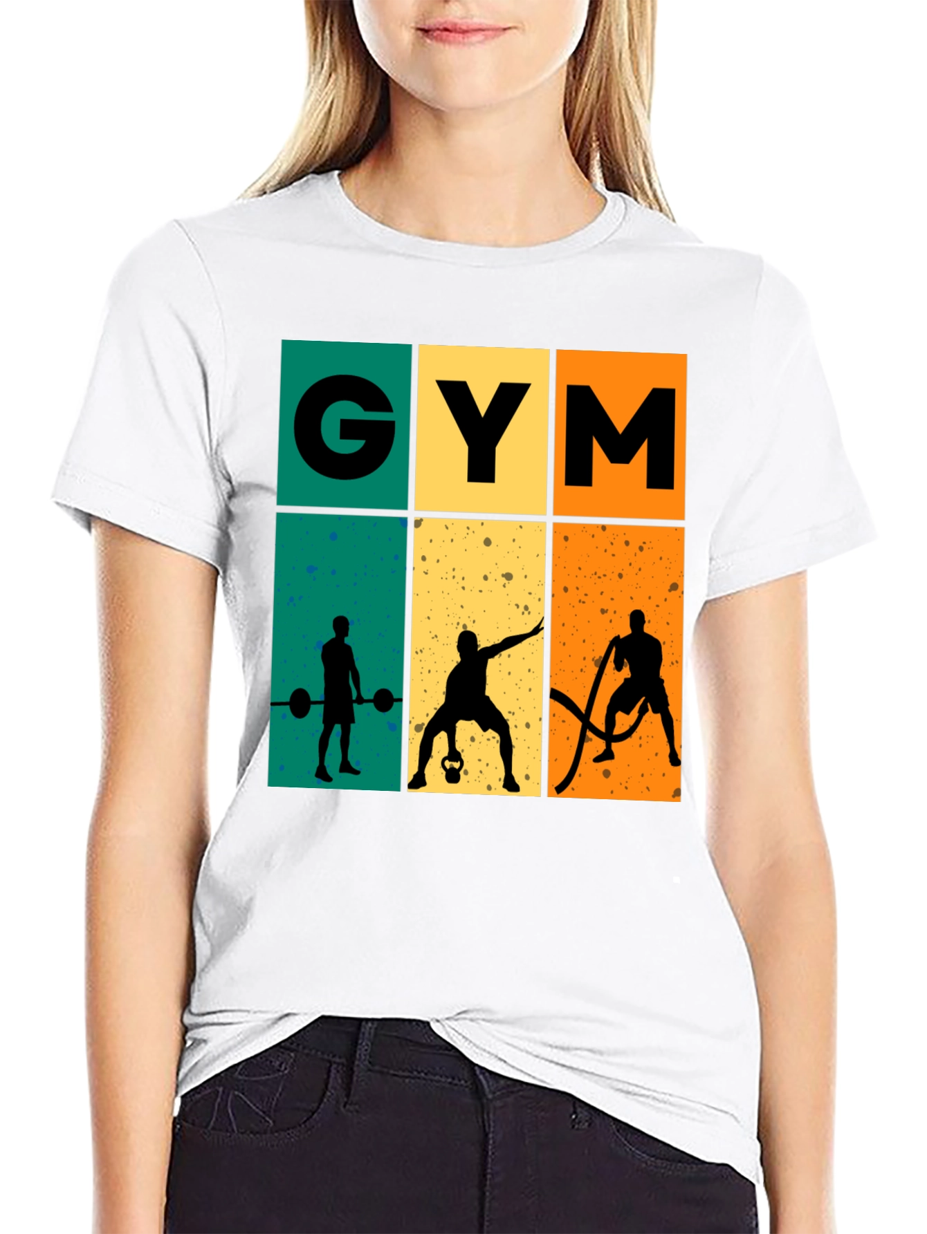 Gym Workout Black T-Shirt
