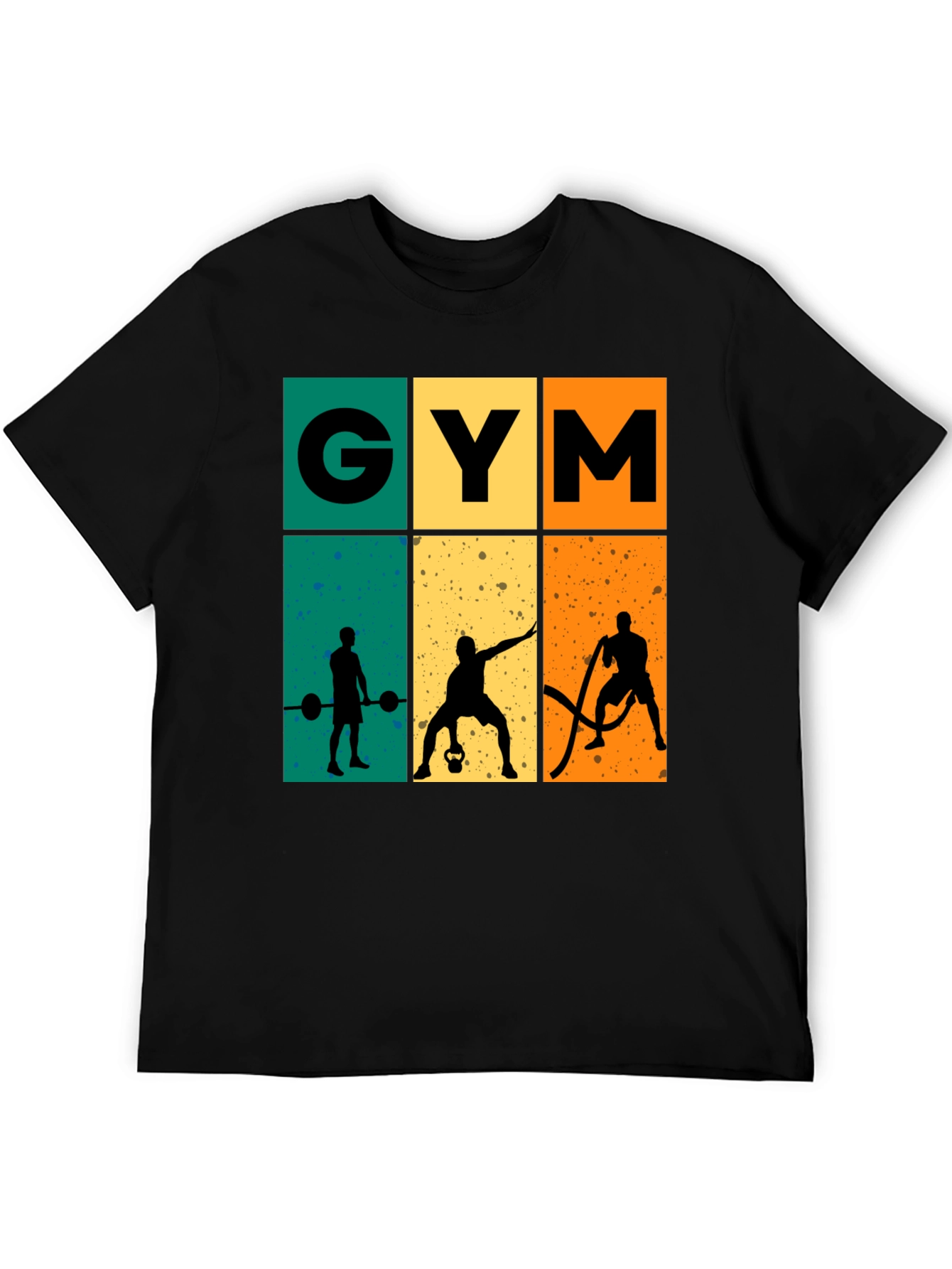 Gym Workout Black T-Shirt