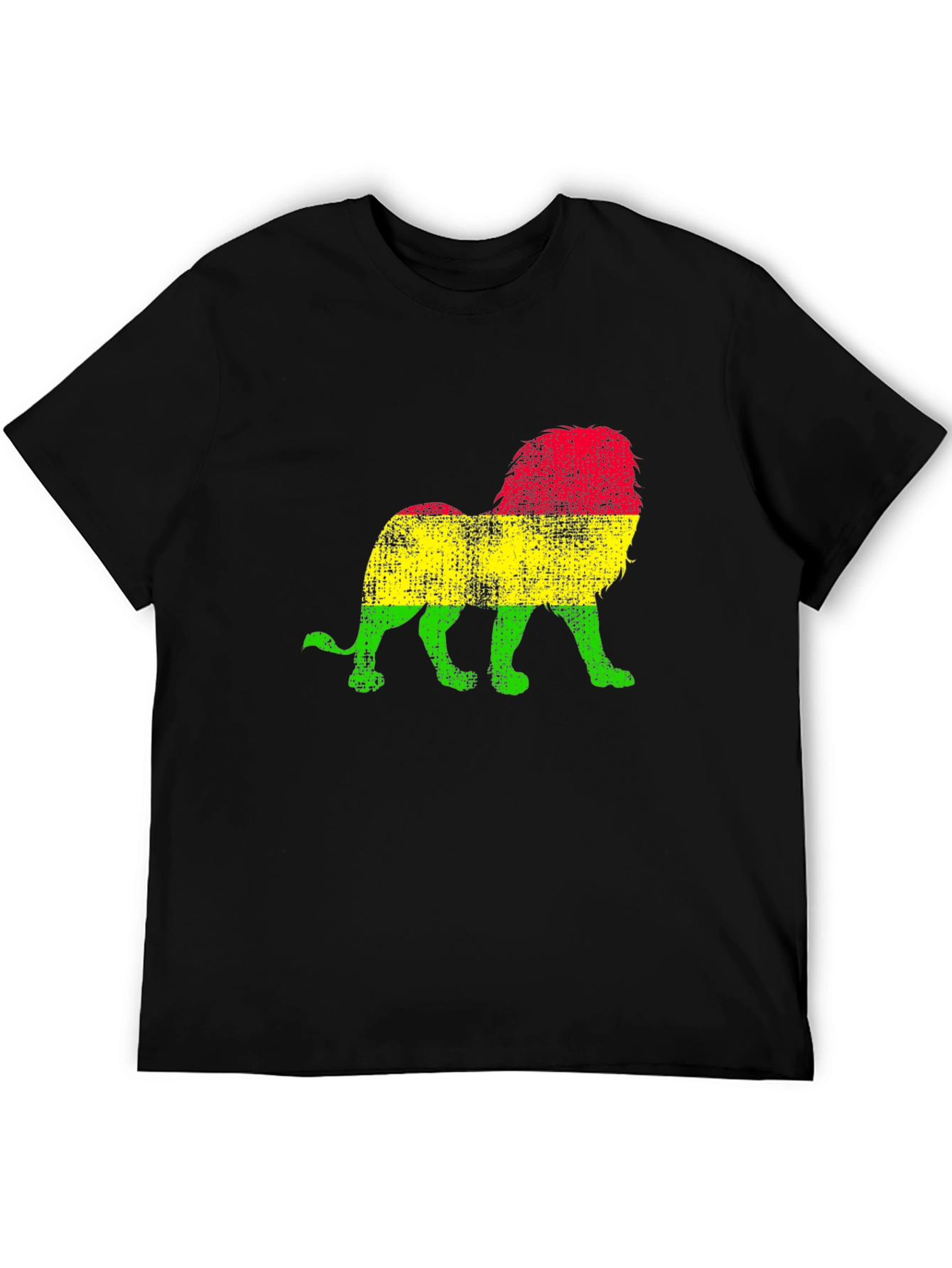 Rasta Lion Graphic T-Shirt - Reggae Vibes
