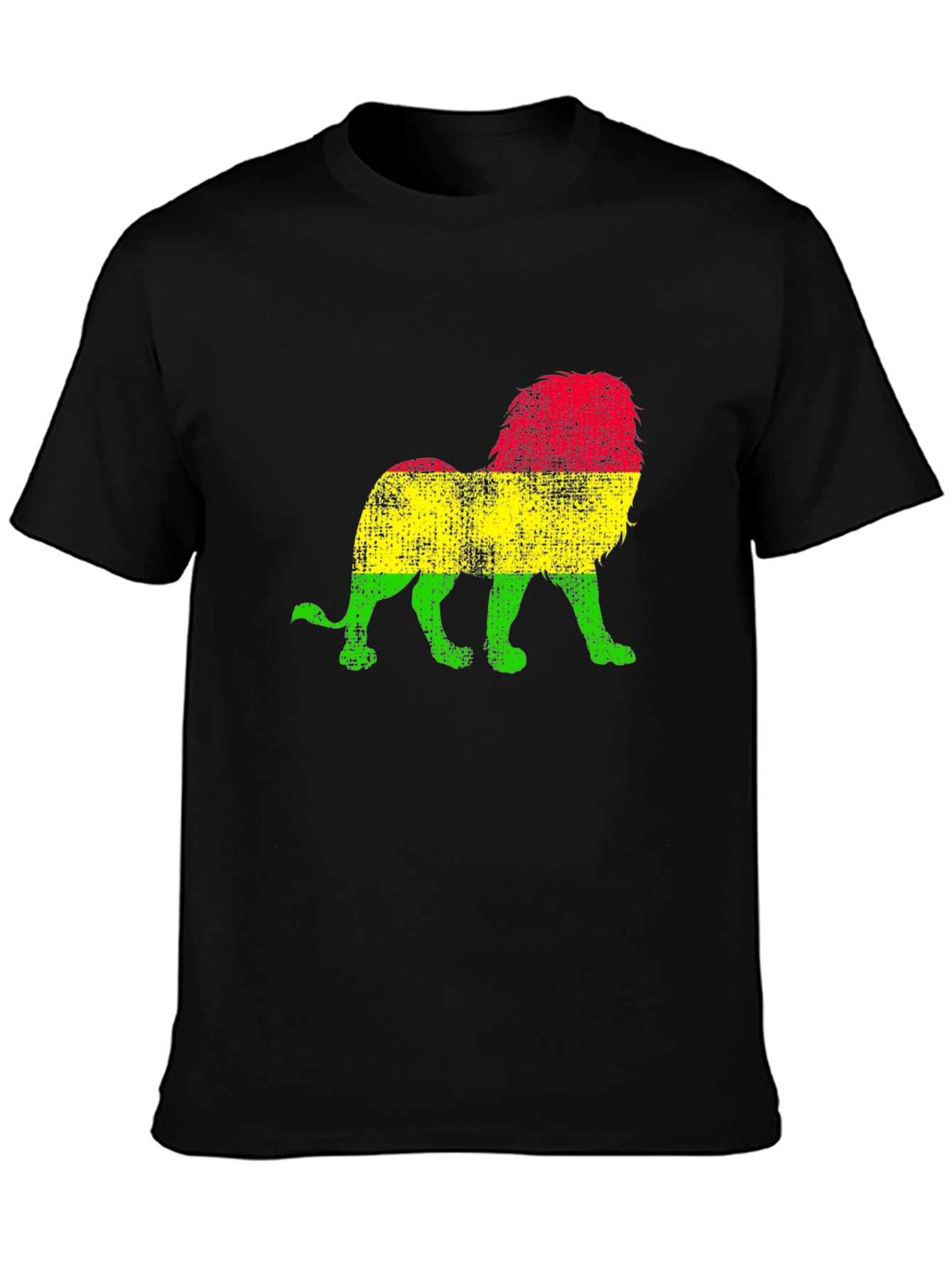 Rasta Lion Graphic T-Shirt - Reggae Vibes