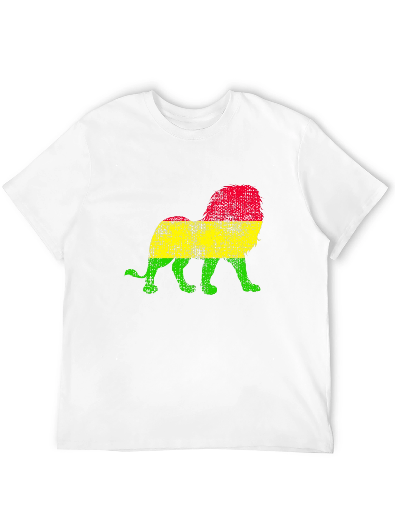 Rasta Lion Graphic T-Shirt - Reggae Vibes