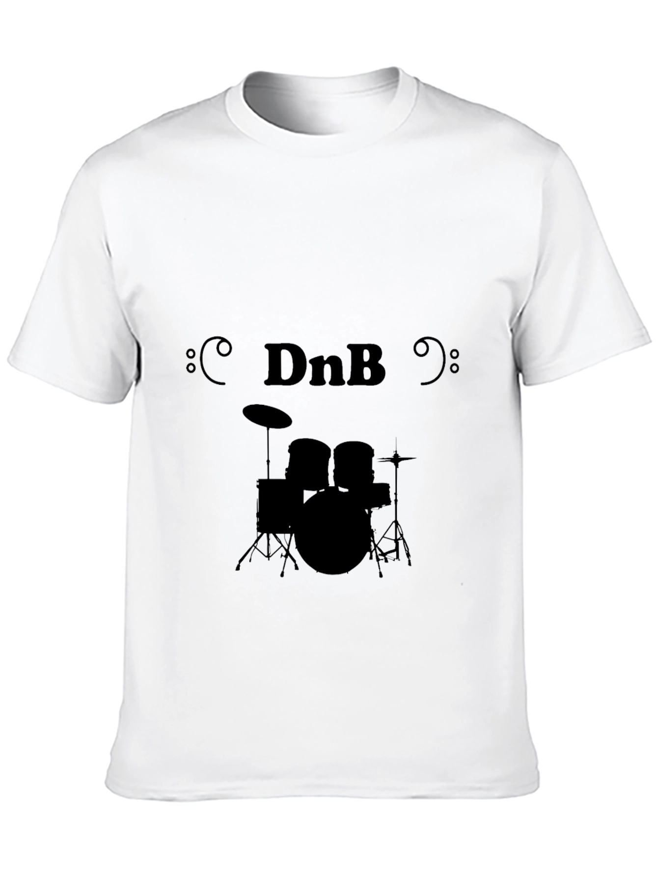 DnB Drum Kit Graphic Tee - Music Lover T-Shirt
