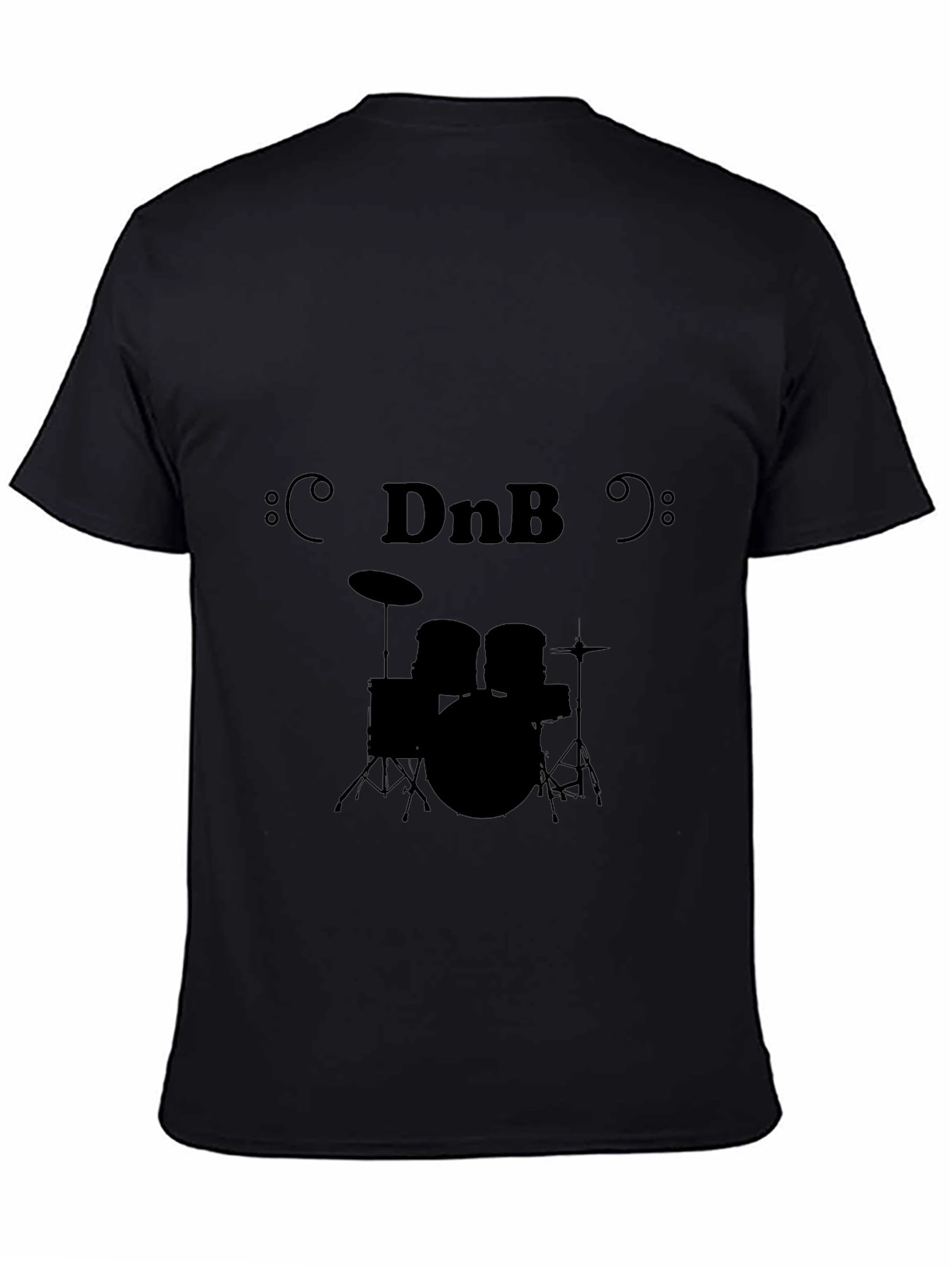 DnB Drum Kit Graphic Tee - Music Lover T-Shirt