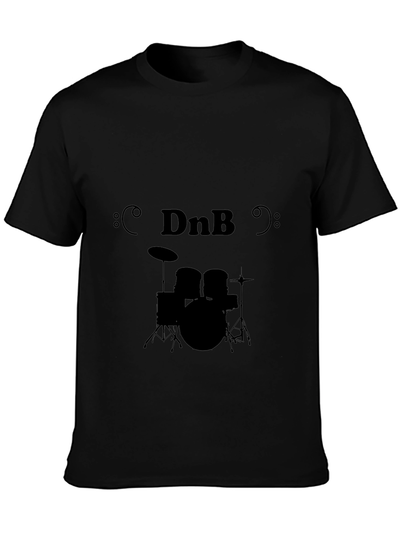 DnB Drum Kit Graphic Tee - Music Lover T-Shirt