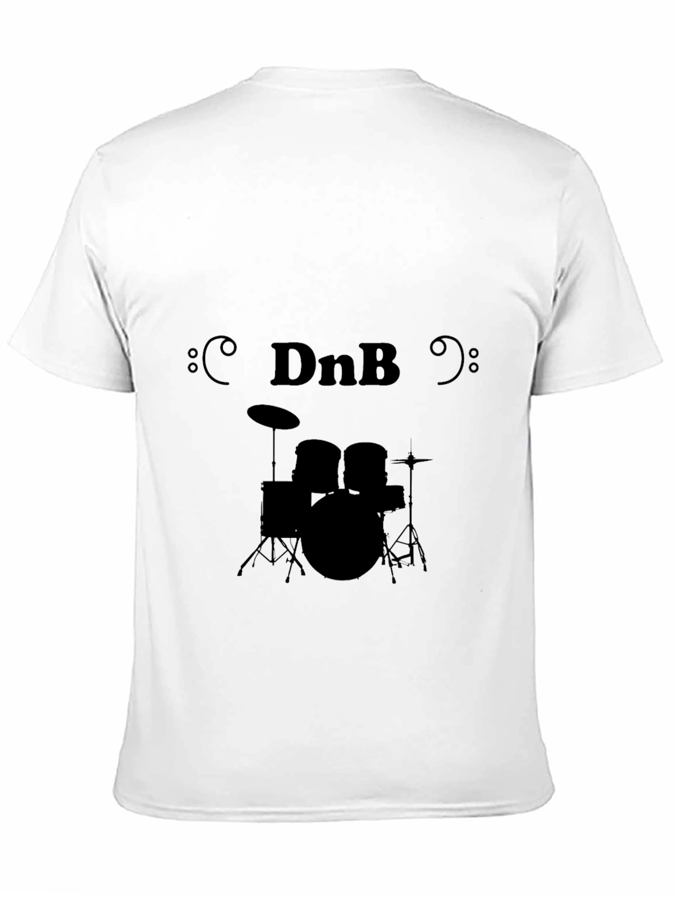 DnB Drum Kit Graphic Tee - Music Lover T-Shirt