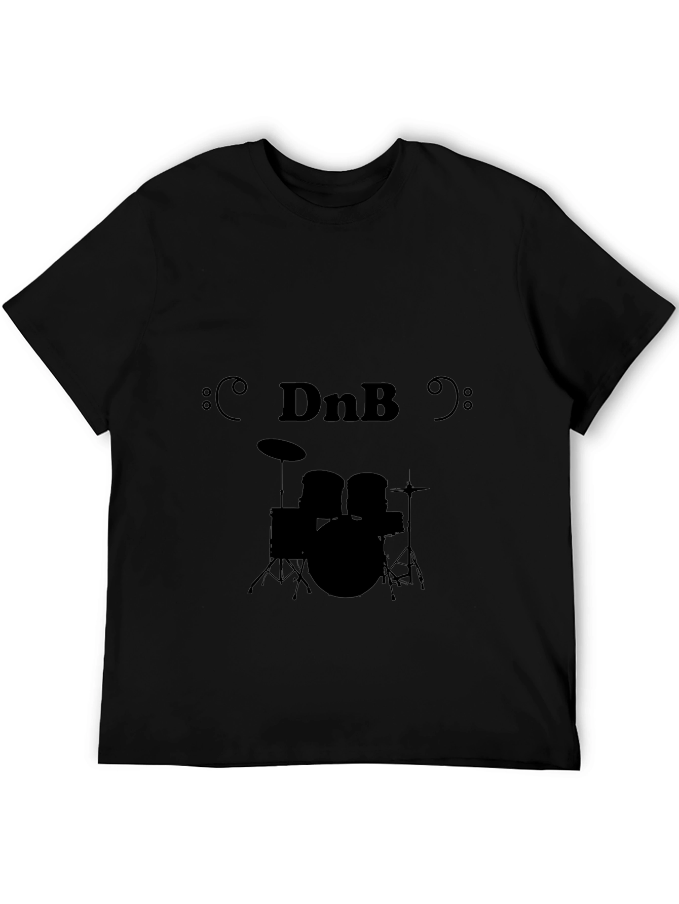 DnB Drum Kit Graphic Tee - Music Lover T-Shirt