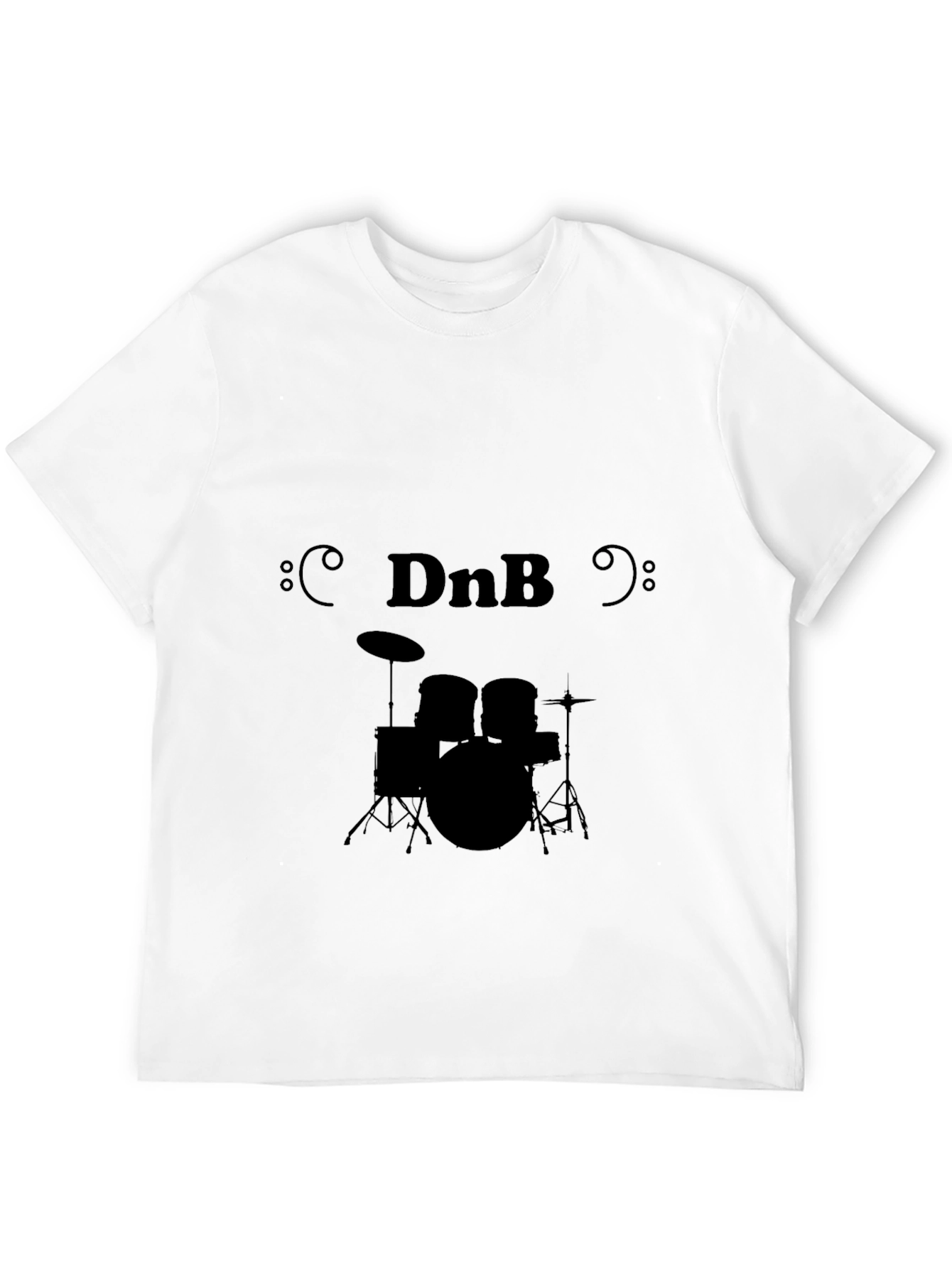 DnB Drum Kit Graphic Tee - Music Lover T-Shirt