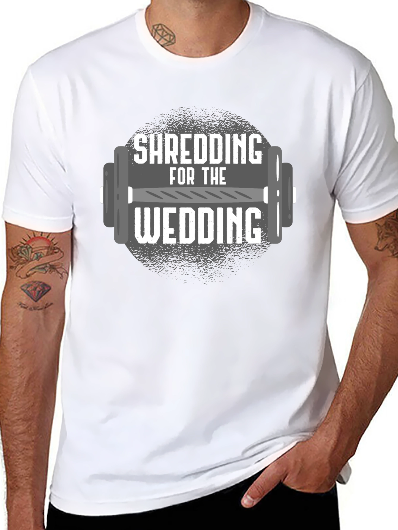 Shredding for the Wedding Gym T-Shirt