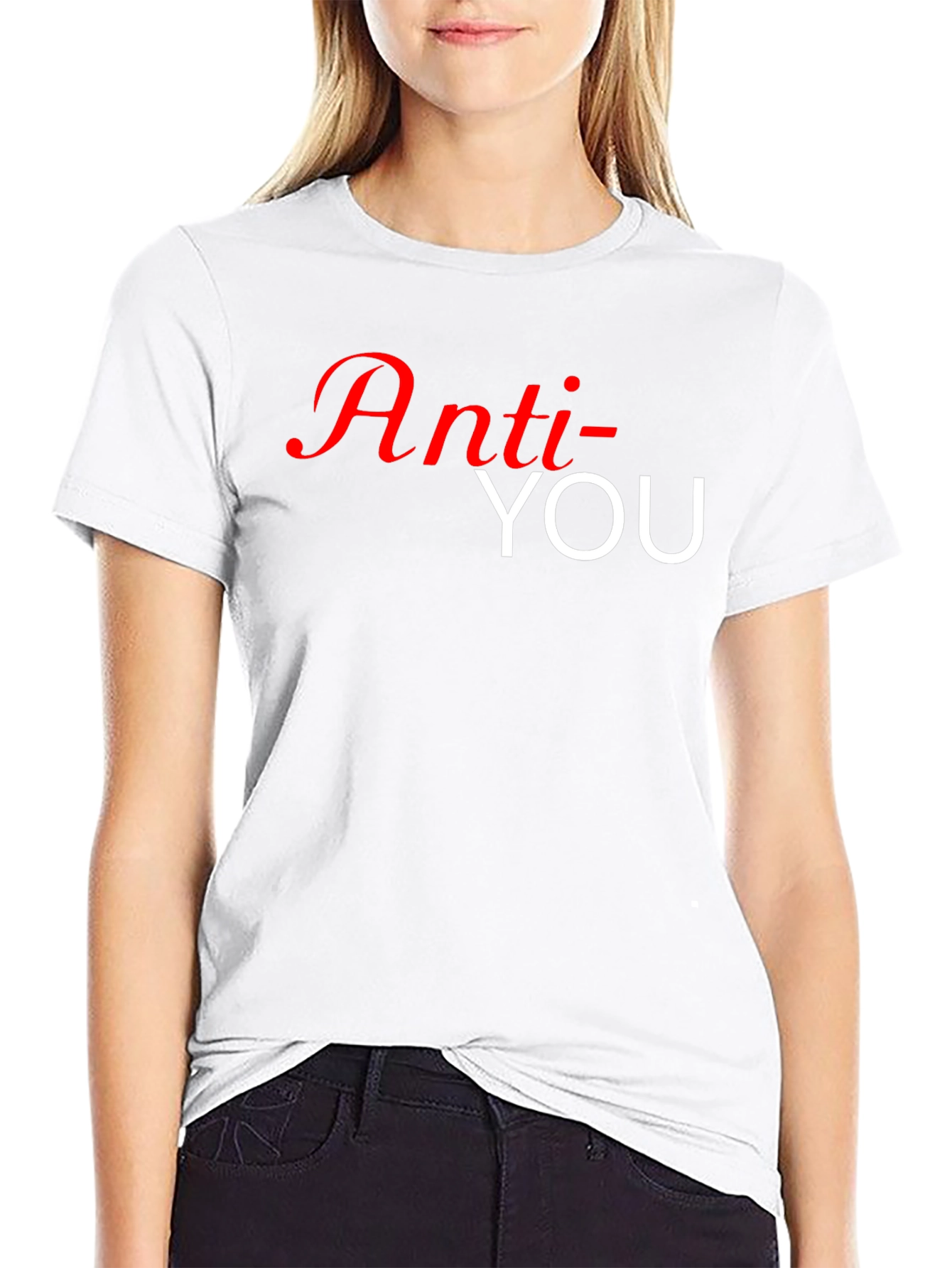 Anti-You Graphic T-Shirt - Black