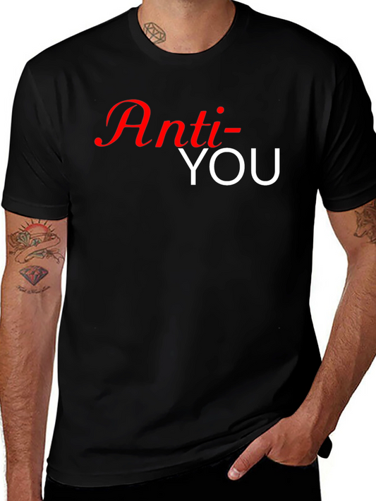 Anti-You Graphic T-Shirt - Black