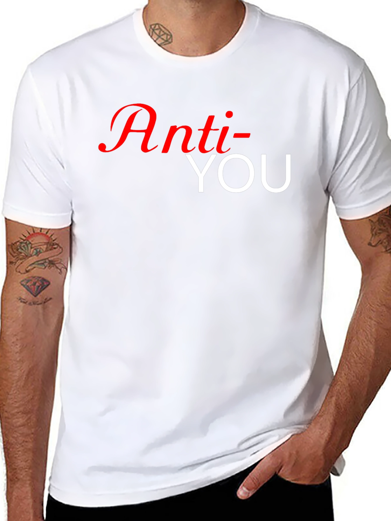 Anti-You Graphic T-Shirt - Black