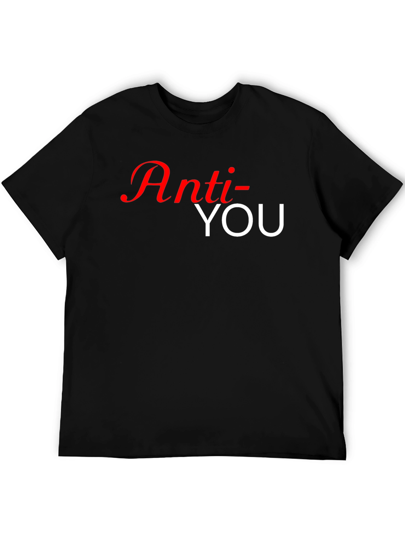 Anti-You Graphic T-Shirt - Black