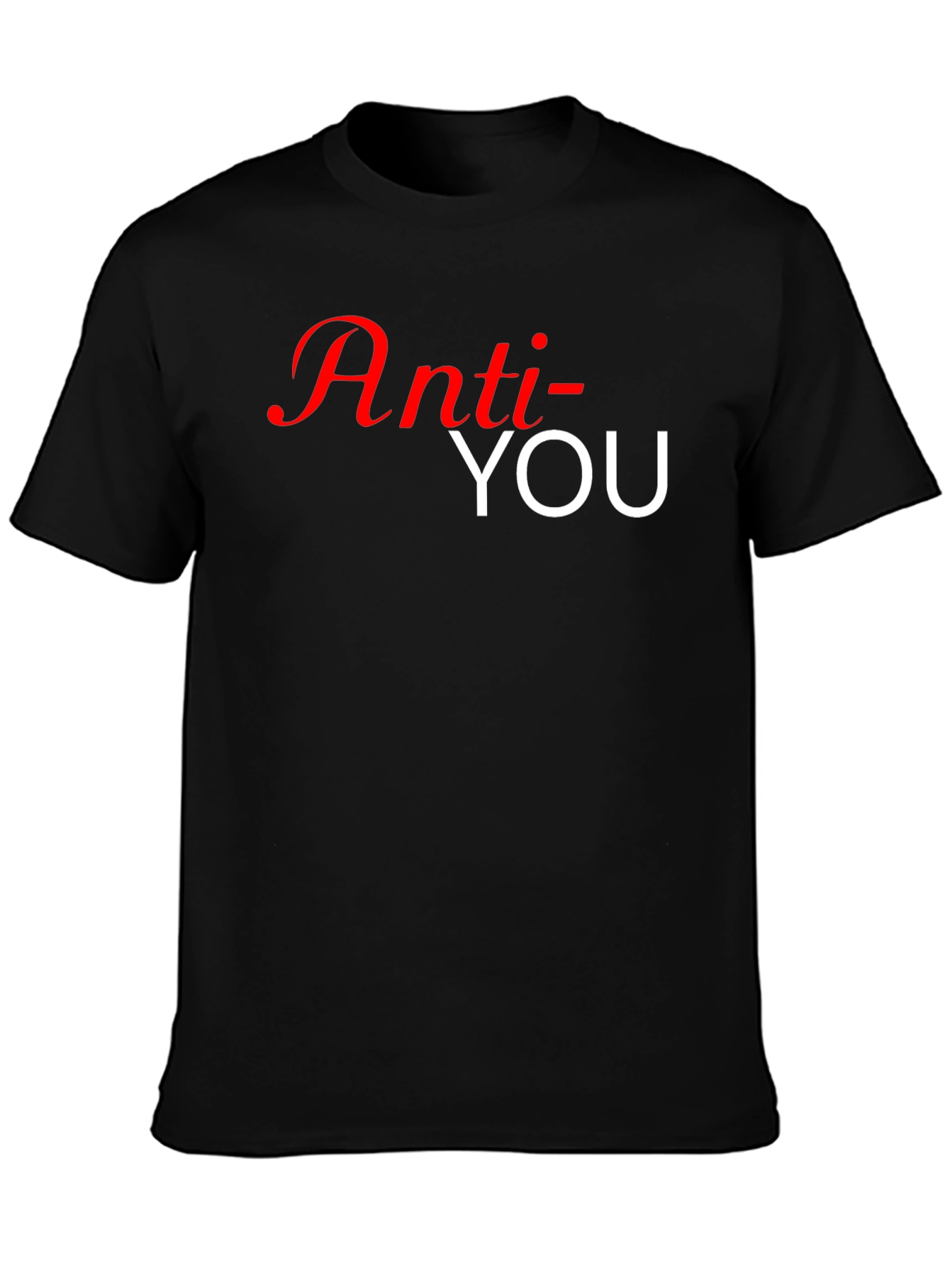 Anti-You Graphic T-Shirt - Black