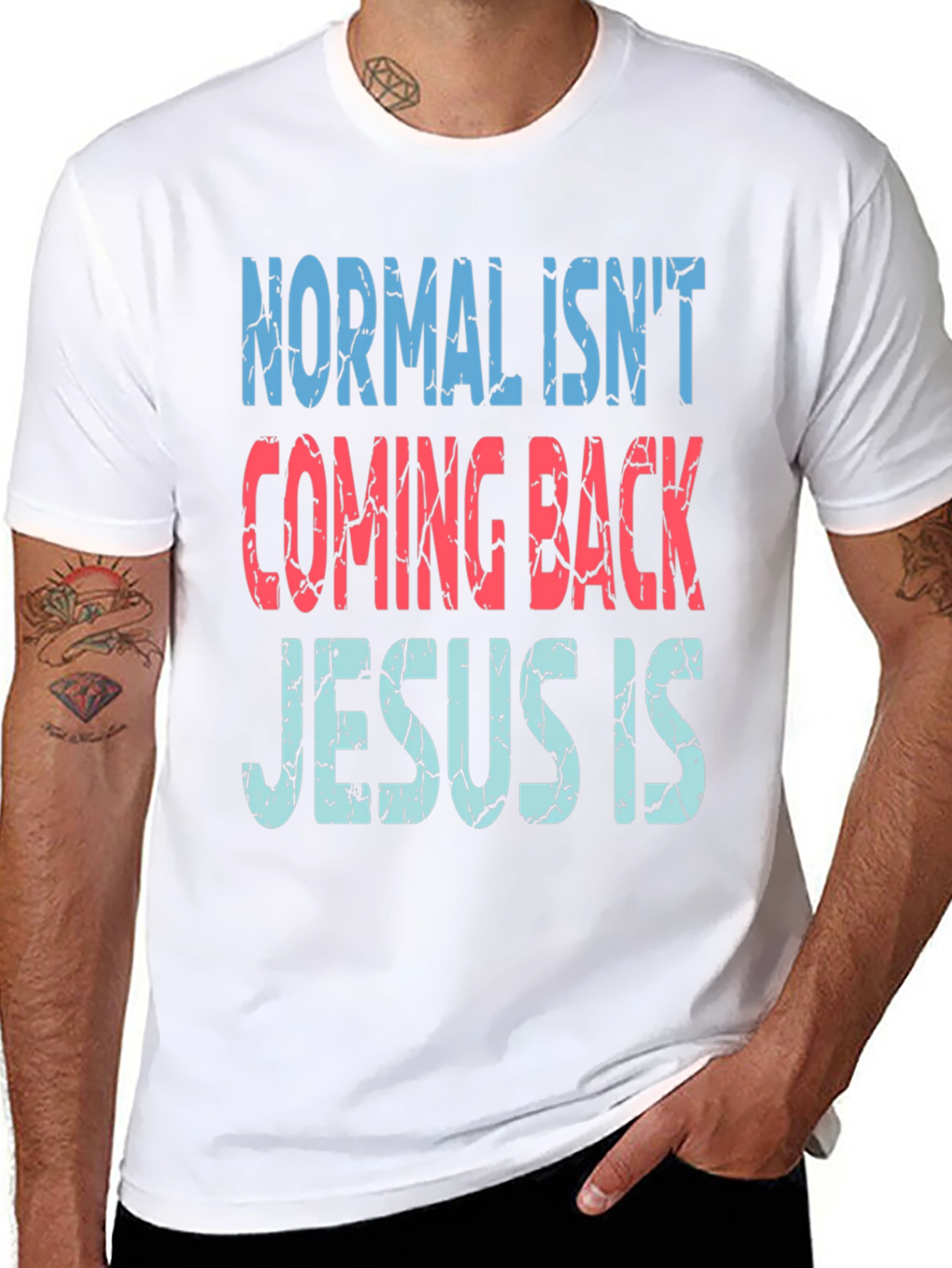 Normal Isnt Coming Back Jesus Is T-Shirt