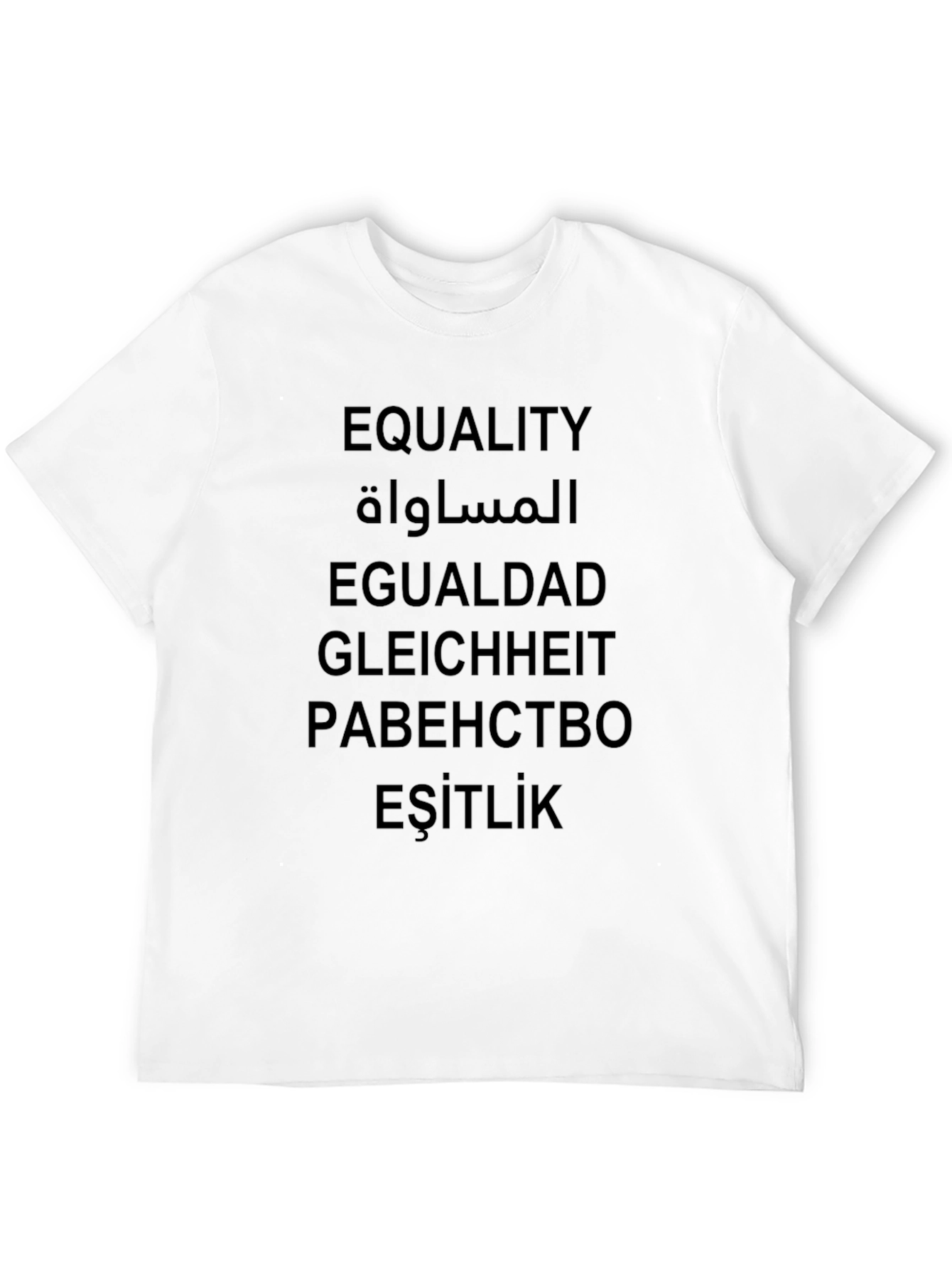 Equality T-Shirt - Multi-Language Design