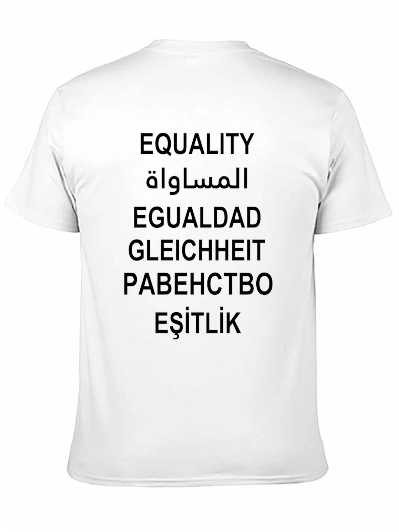 Equality T-Shirt - Multi-Language Design