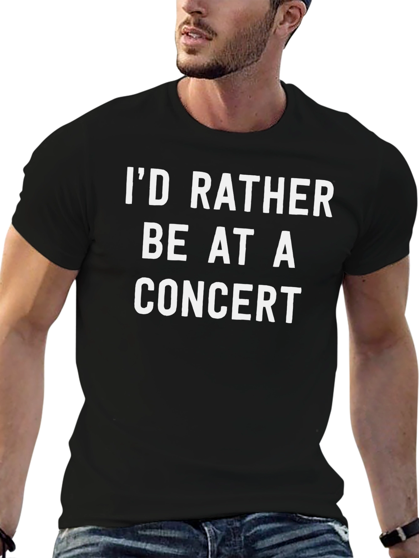 Concert Lover T-Shirt: Id Rather Be At A Concert