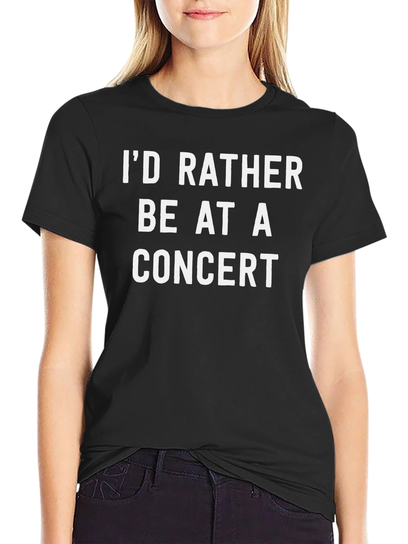 Concert Lover T-Shirt: Id Rather Be At A Concert