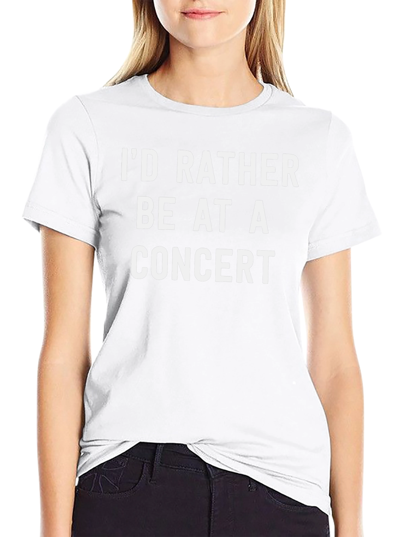 Concert Lover T-Shirt: Id Rather Be At A Concert