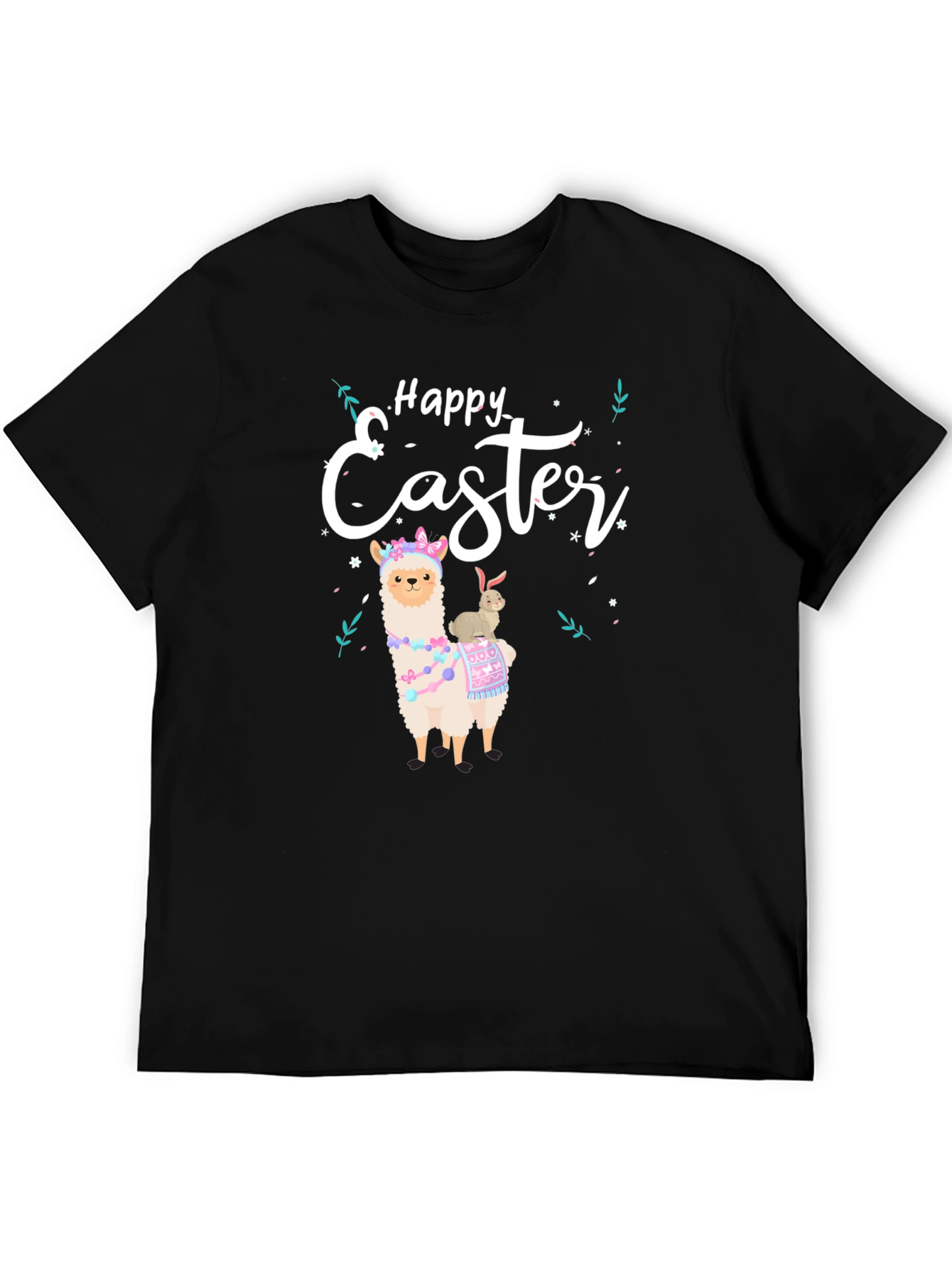 Happy Easter Llama Graphic T-Shirt