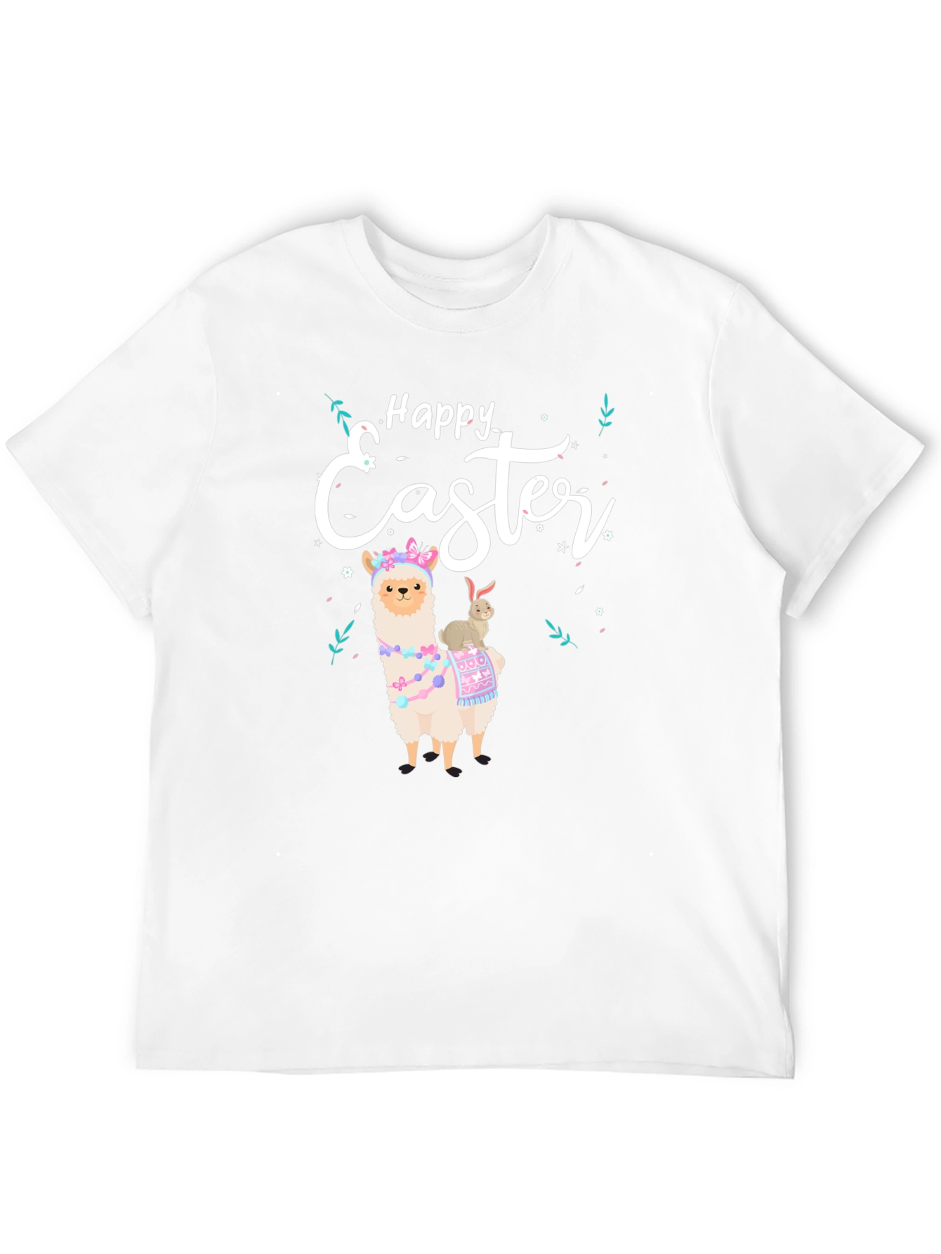 Happy Easter Llama Graphic T-Shirt