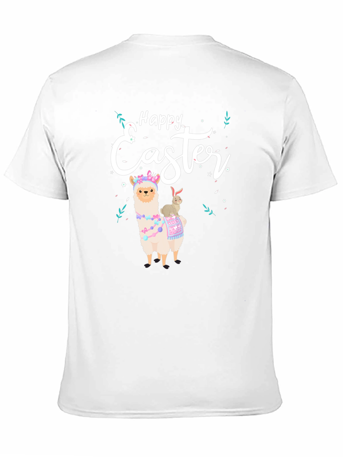Happy Easter Llama Graphic T-Shirt