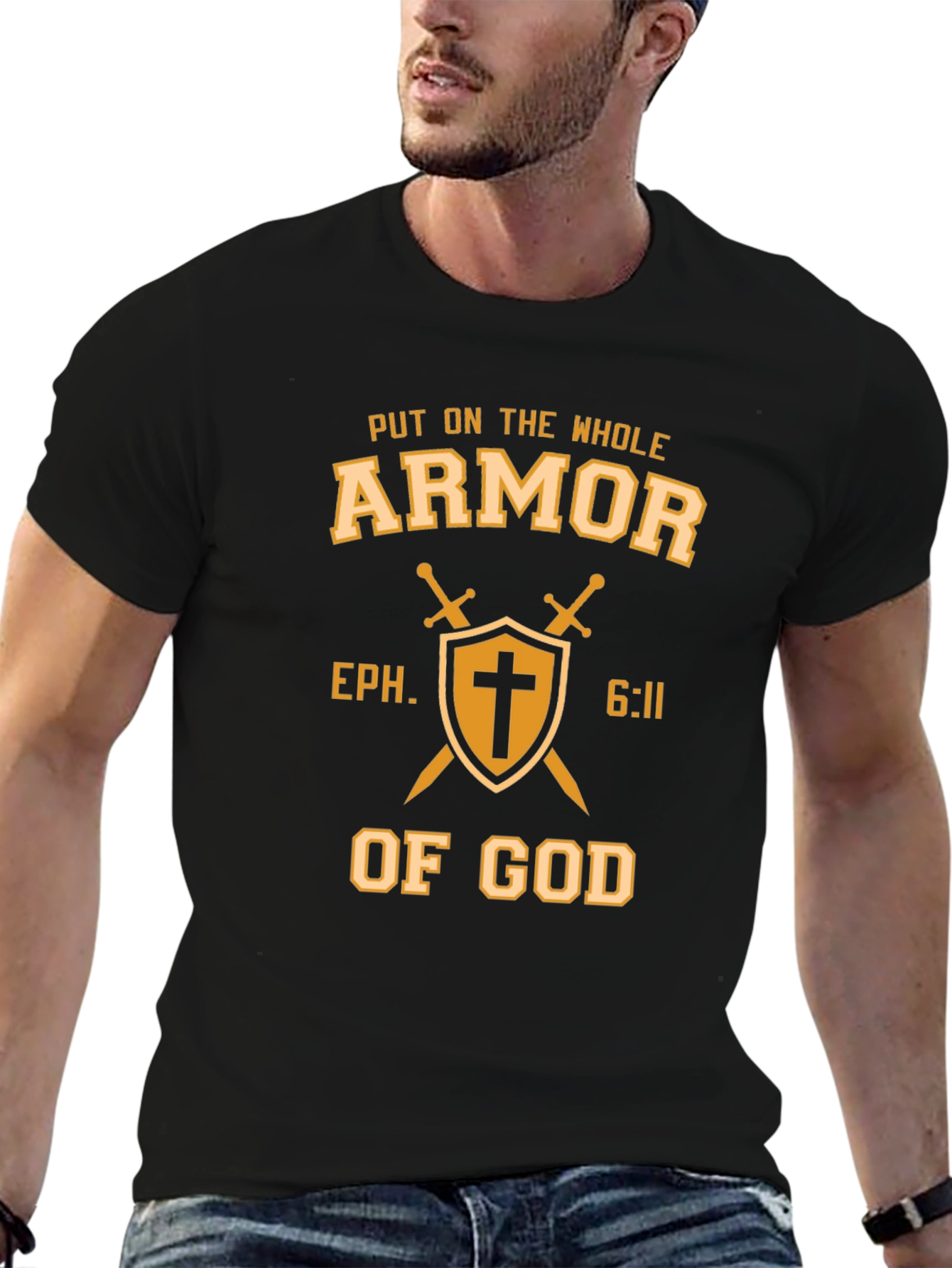 Armor of God T-Shirt Ephesians 6:11 Christian Tee